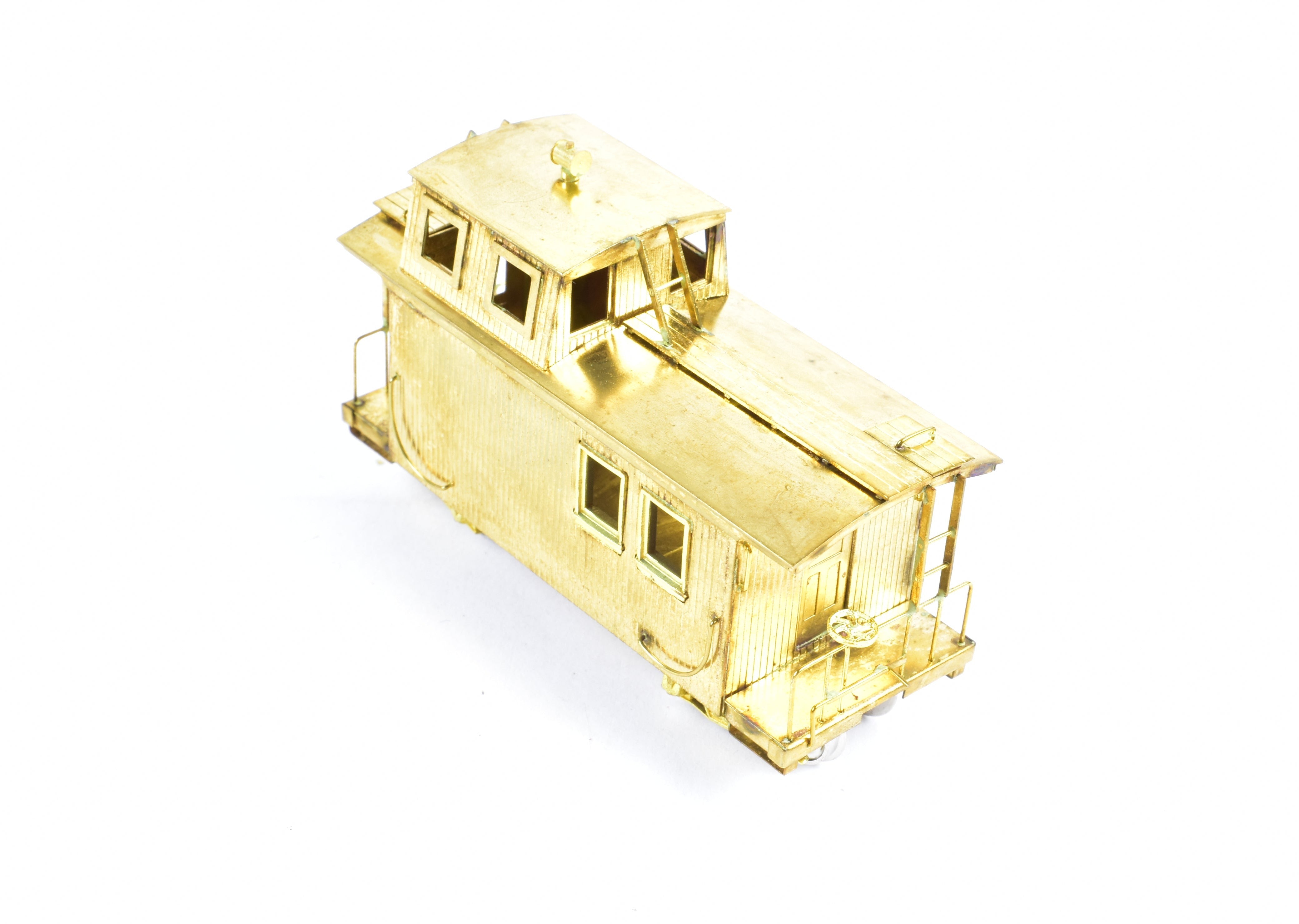 HOn3 Scale Brass Model Train Caboose by Westside Model Co. - Florence and Cripple Creek #5, Ideal for Model Railroading Enthusiasts