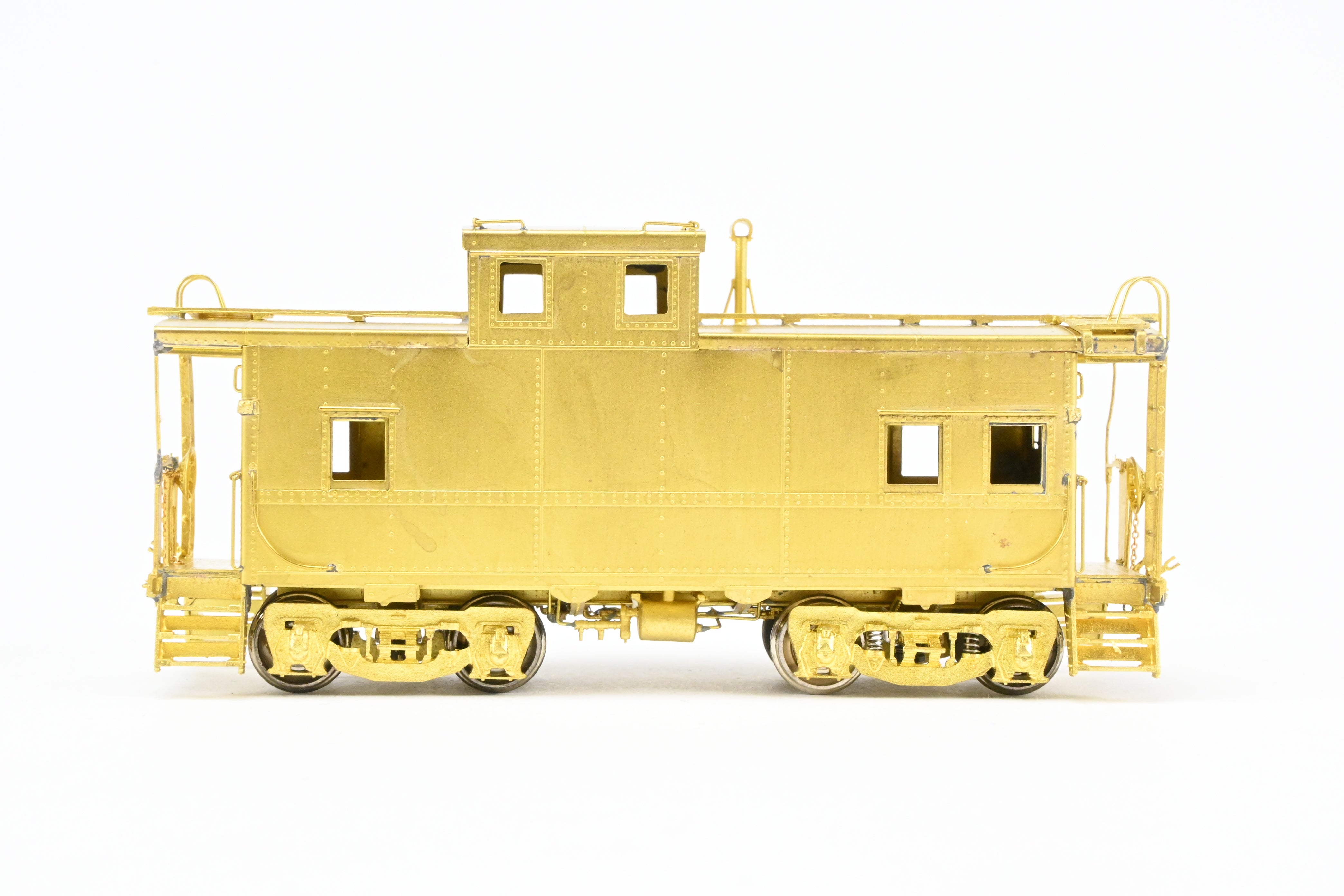 HO Scale Brass OMI - Overland Models, Inc. Model Railroad Erie Railroad Offset Cupola Caboose Nos. C - 110 - 169 Riveted Design with Belt Rail from the 1951 Era