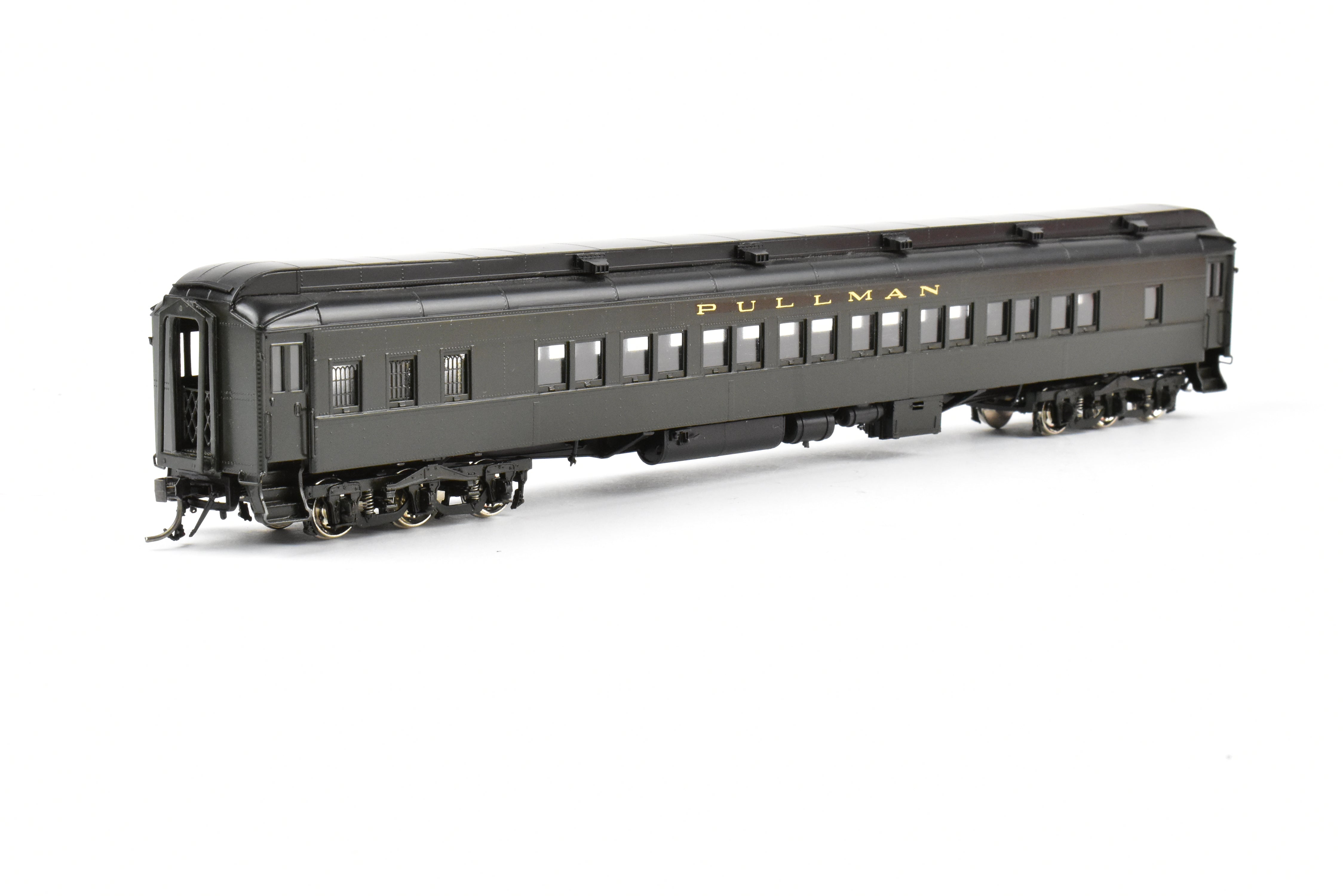 High - Quality HO Scale Brass Precision Scale Co. Pullman 80 - foot Sleeper 16 - Section Tourist Car Model Plan 2412 without Air - Flow Package