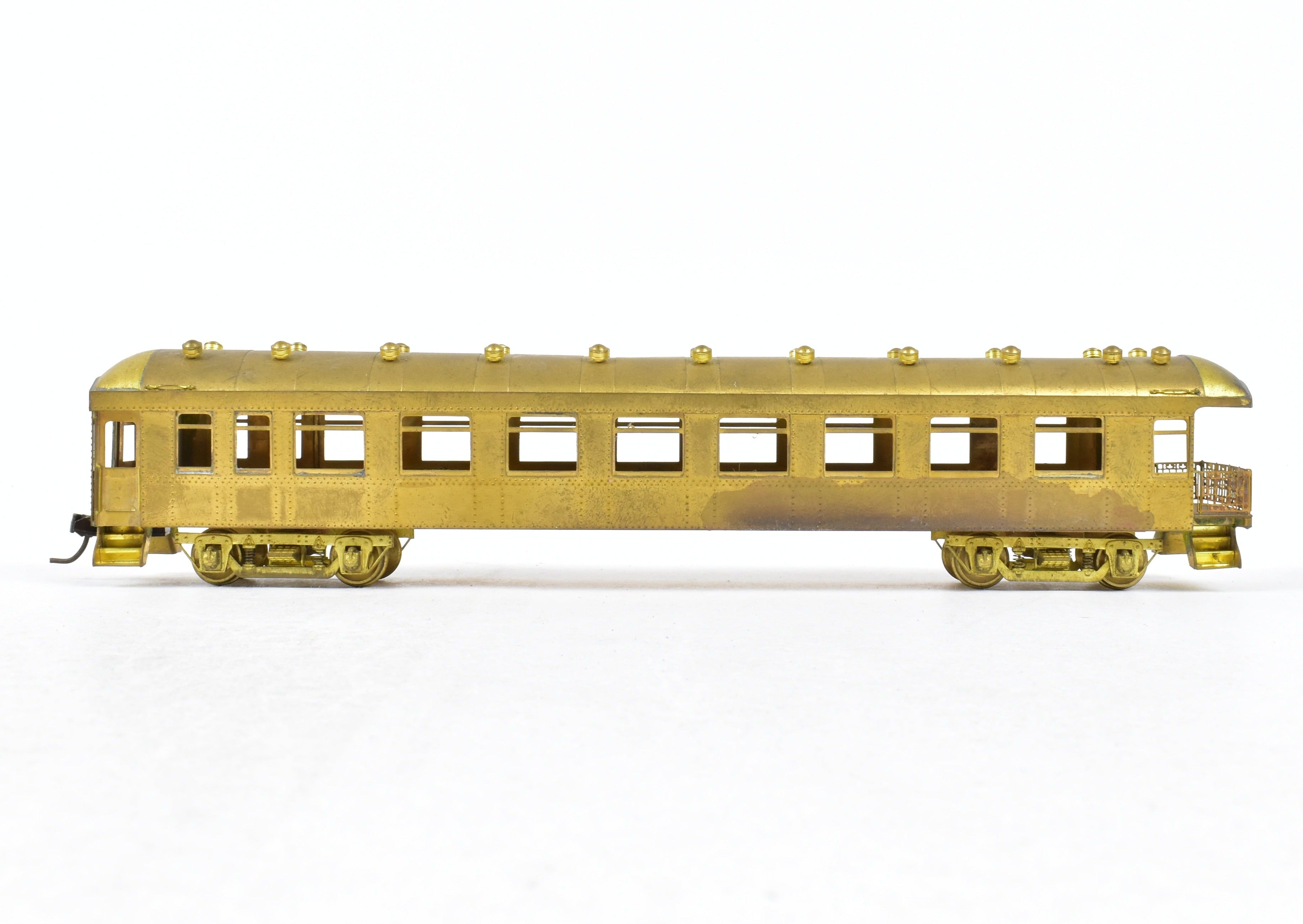 HO Scale Brass Ken Kidder Southern Pacific Harriman 60' Observation Car with PSC Trucks