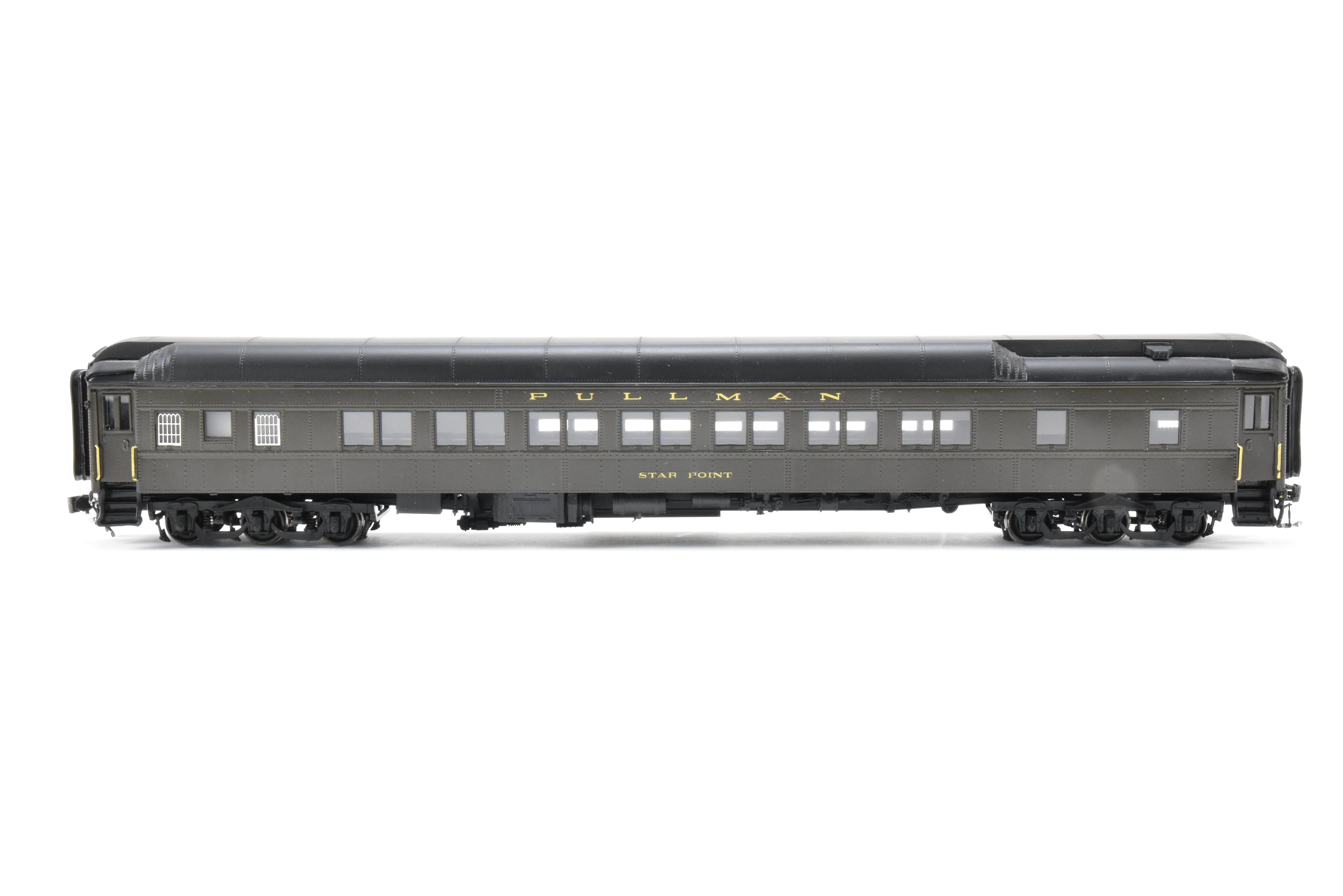 HO Brass PSC Precision Pullman 80' Sleeper Tourist Car Plan 3958A, Star Point Lettered