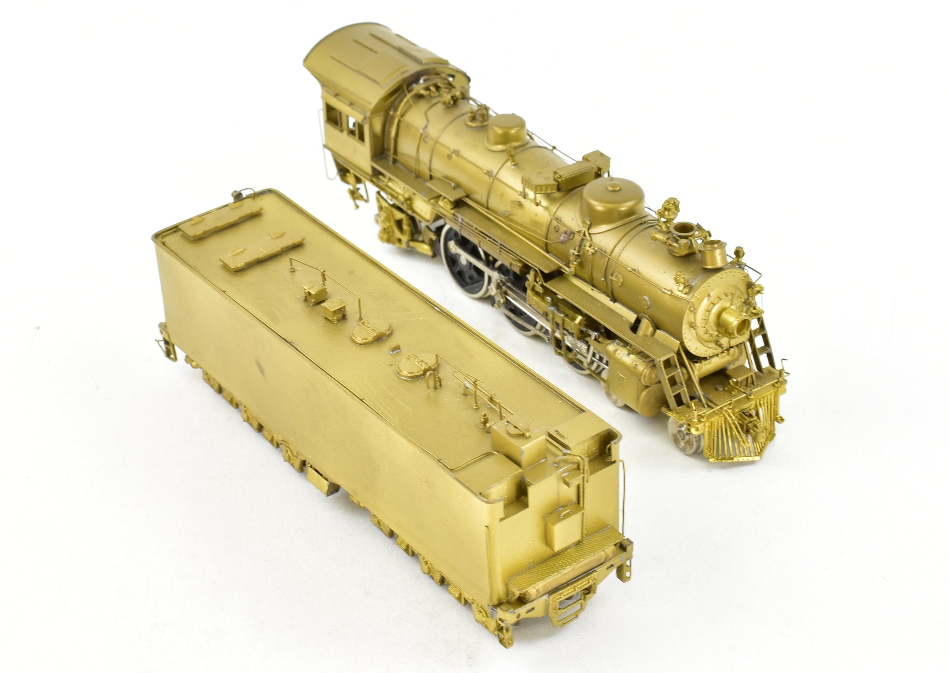 HO Scale Brass ATSF - Santa Fe 3400 4-6-2 Pacific Locomotive by Key Imports