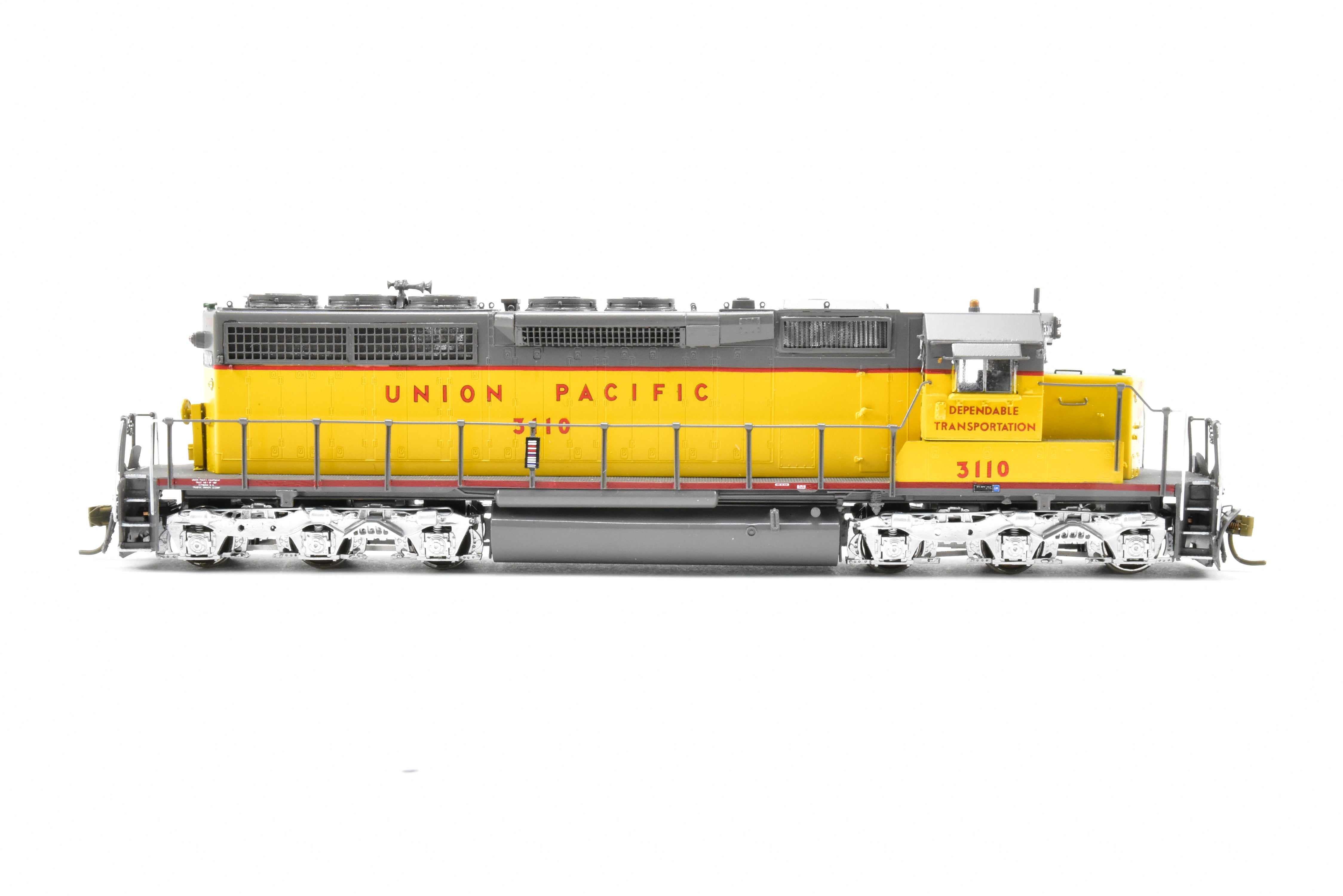 HO Scale Brass Model Train - Overland Models Inc. Union Pacific EMD SD40 Locomotives, Nos. 3083 - 3122, Specifically CP #3110