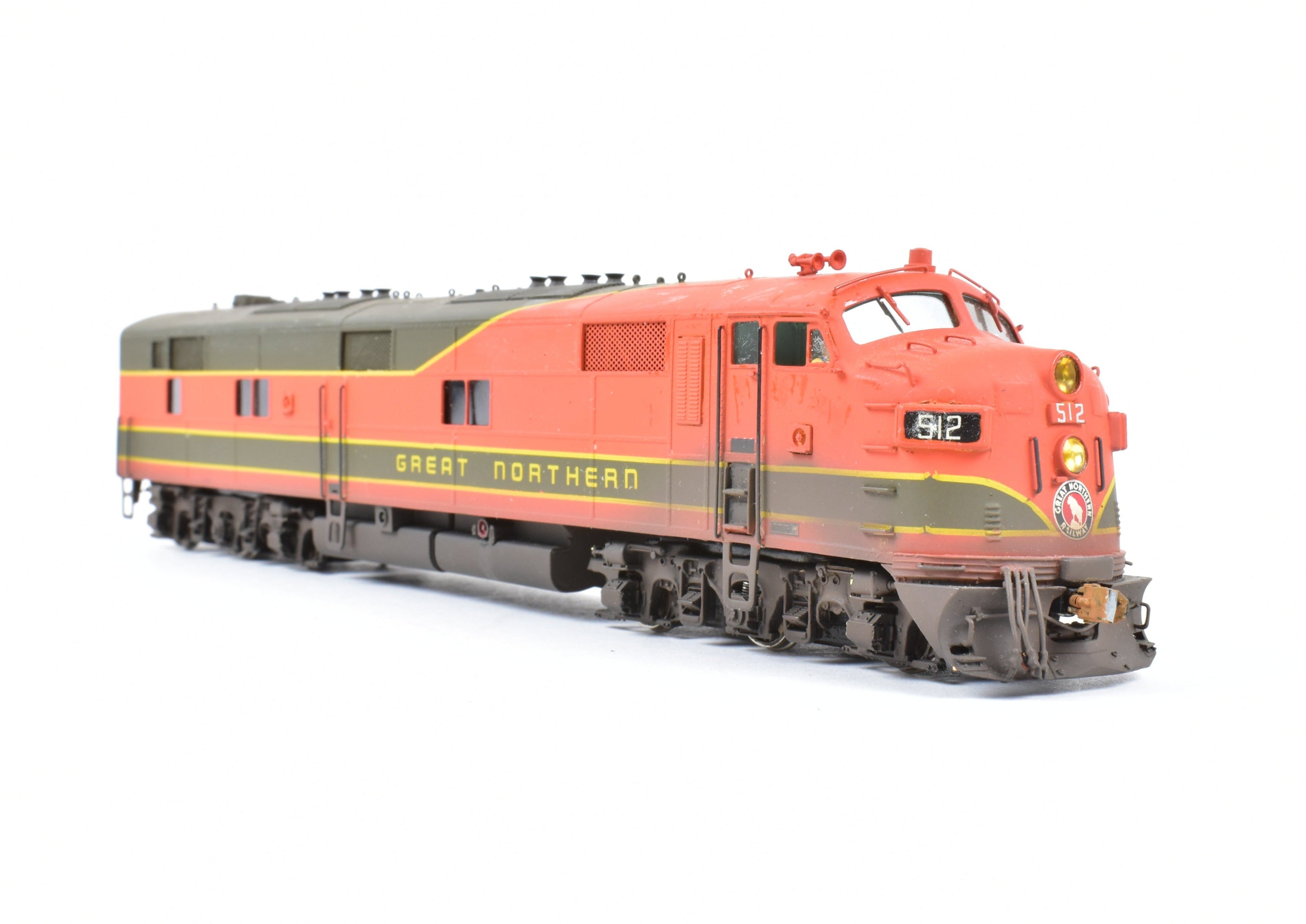 HO Brass Oriental Limited GN - Great Northern EMD E7A 2000 Phase II #512 Factory - Painted Model