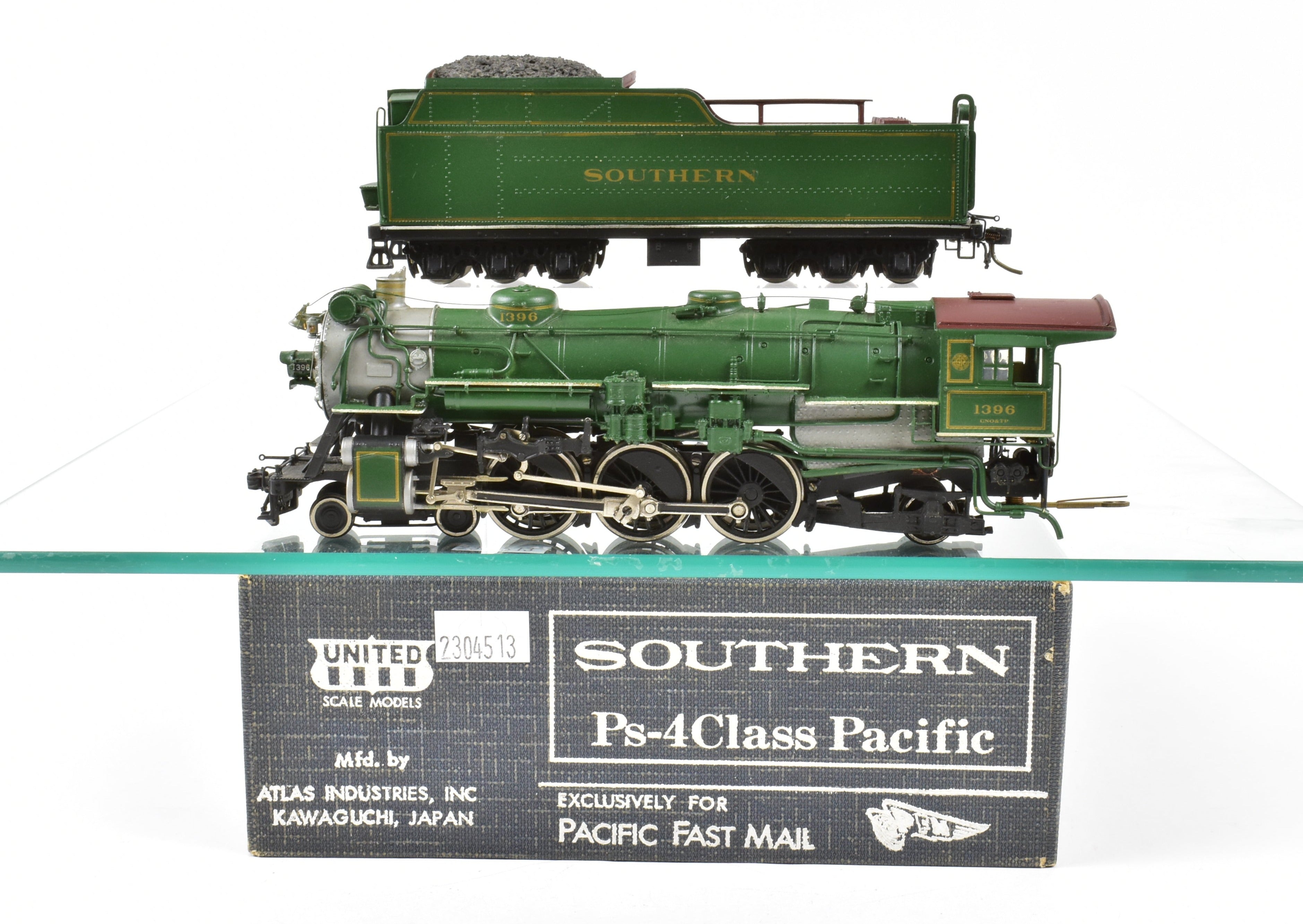 HO Brass PFM - United Southern Railway PS-4 4-6-2 Pacific Can Motor Upgrade CP 1396