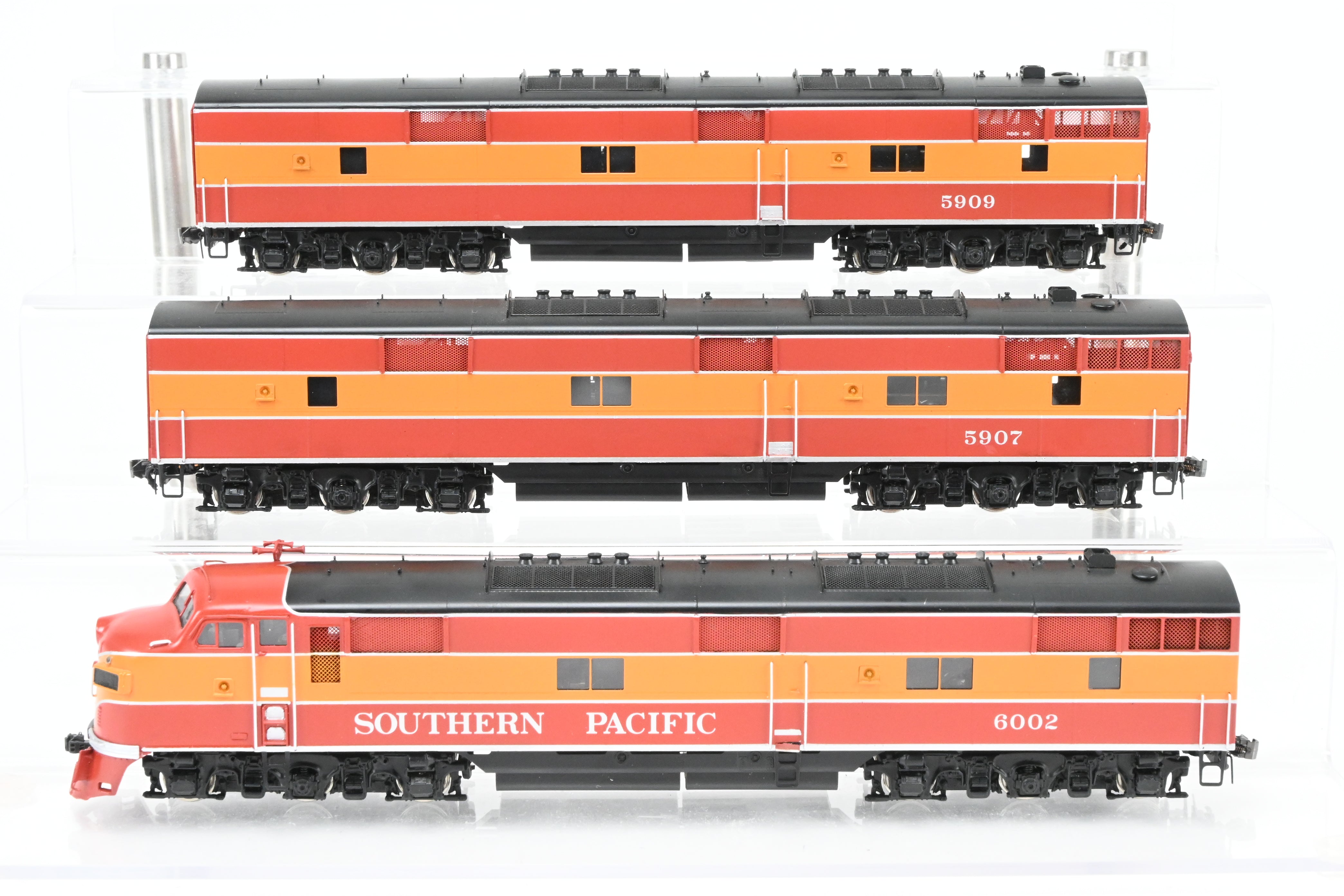 Challenger Imports HO Brass EMD E7A/B/A Set in Daylight Scheme #6002/5907/5909