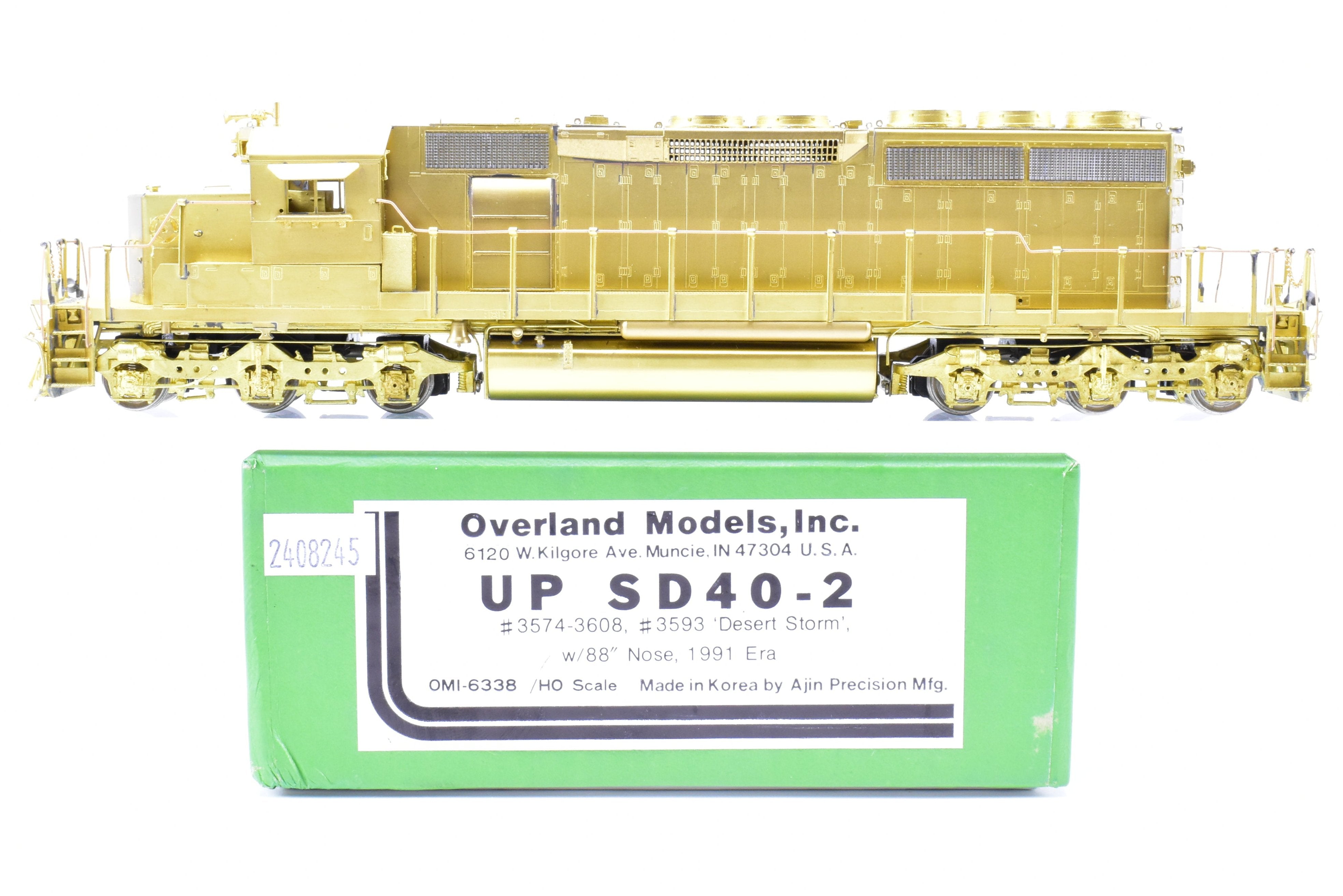 HO Brass OMI UP Union Pacific EMD SD40-2 Desert Storm #3574 - 3593 1991 Model