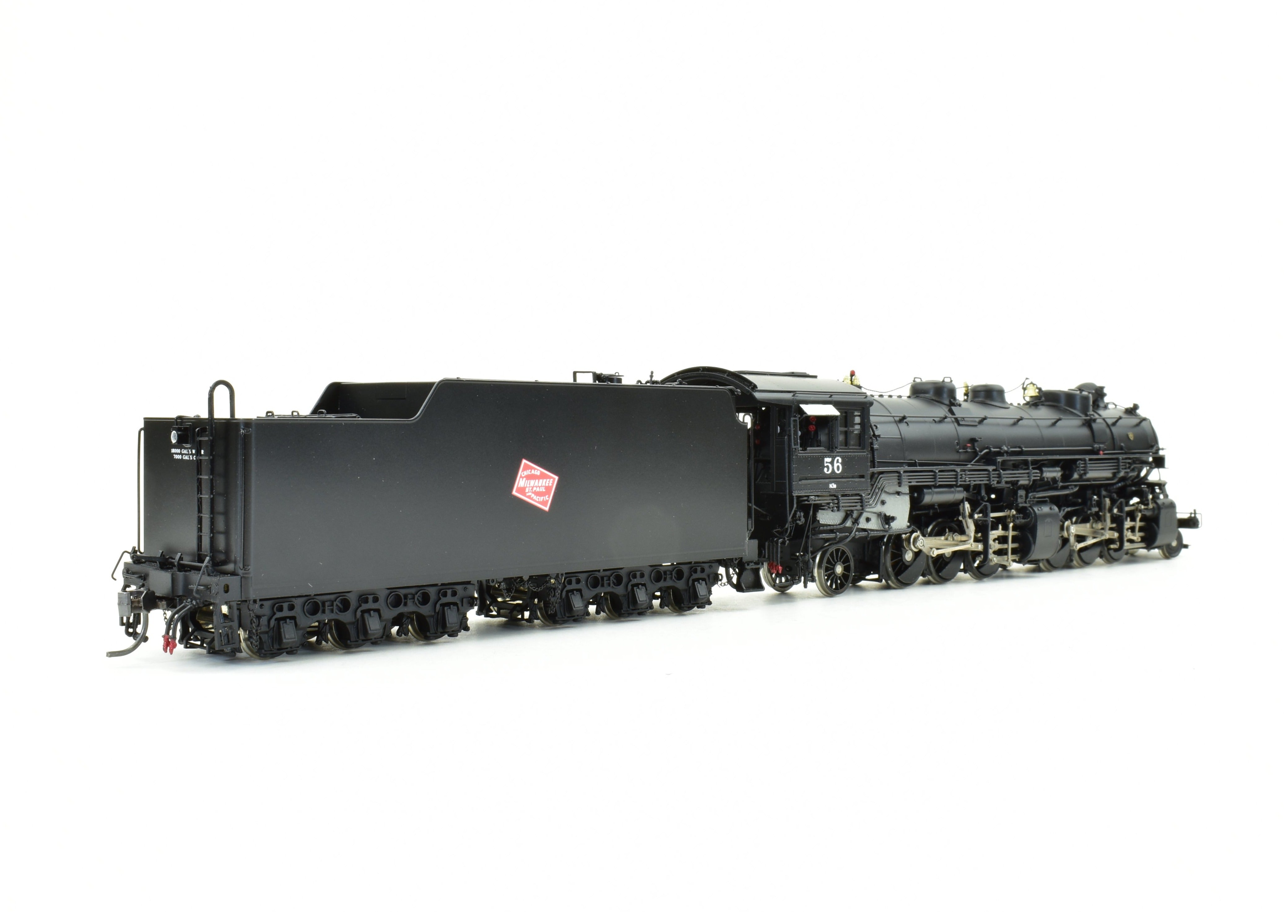 High - Quality HO Scale Brass Steam Locomotive CON CIL - Challenger Imports CMSP&P - Milwaukee Road N - 3 2 - 6 - 6 - 2 FP Model Number 56