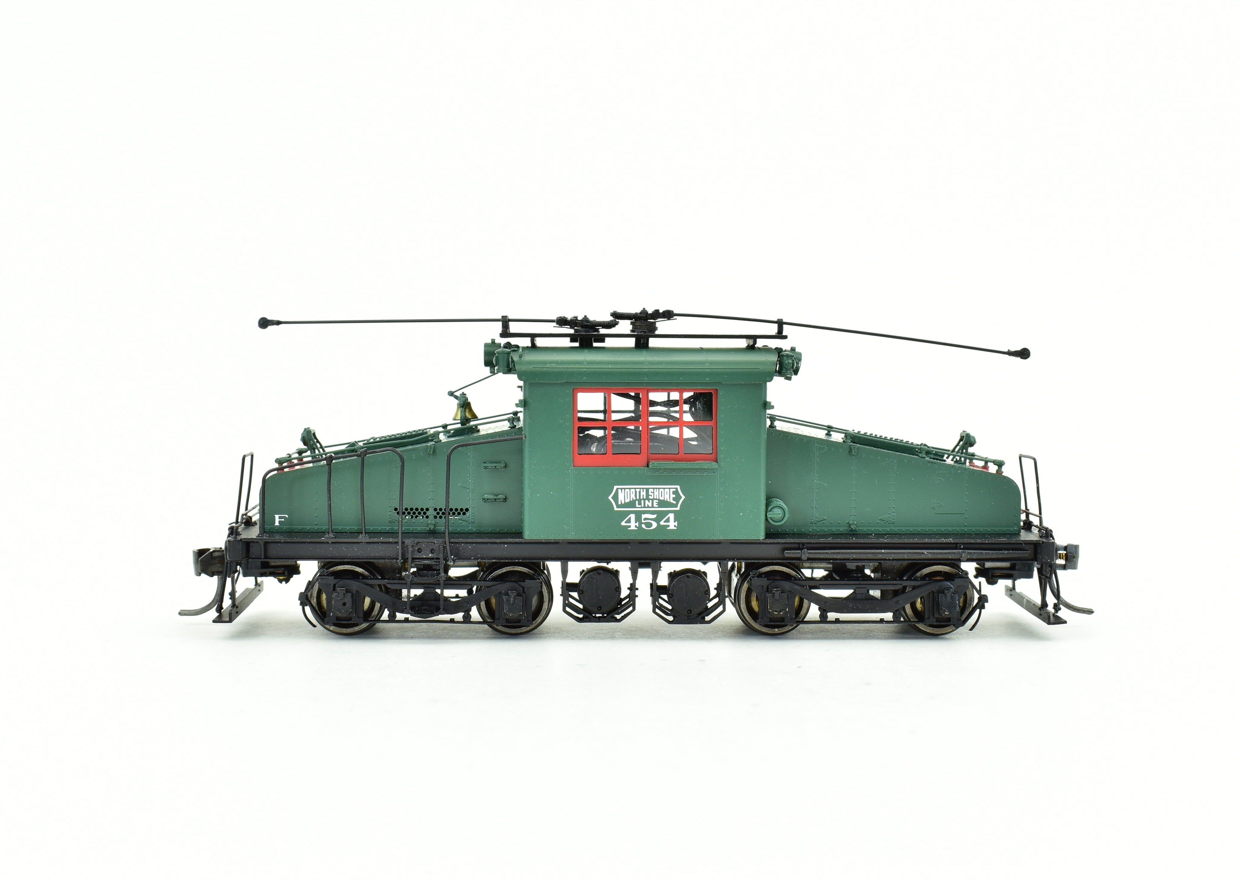 HO Scale Brass CNS&M North Shore Line GE - ALCO Steeple Cab Electric #454 FP Model