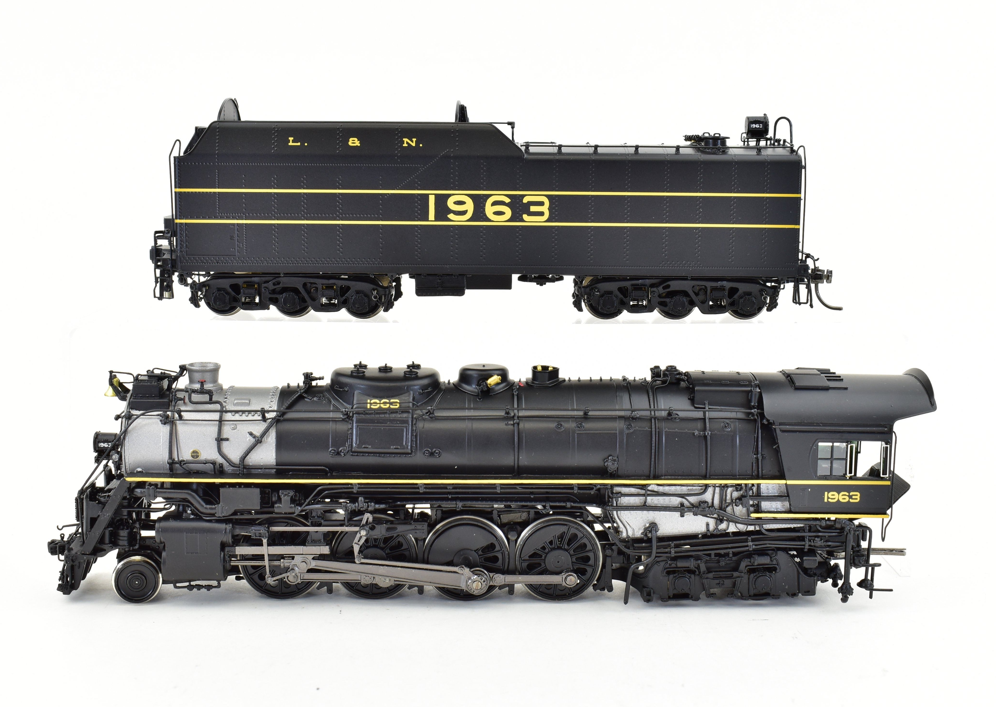 HO Scale Brass DVP Division Point Louisville & Nashville Class M-1 2-8-4 FP #1963 Locomotive
