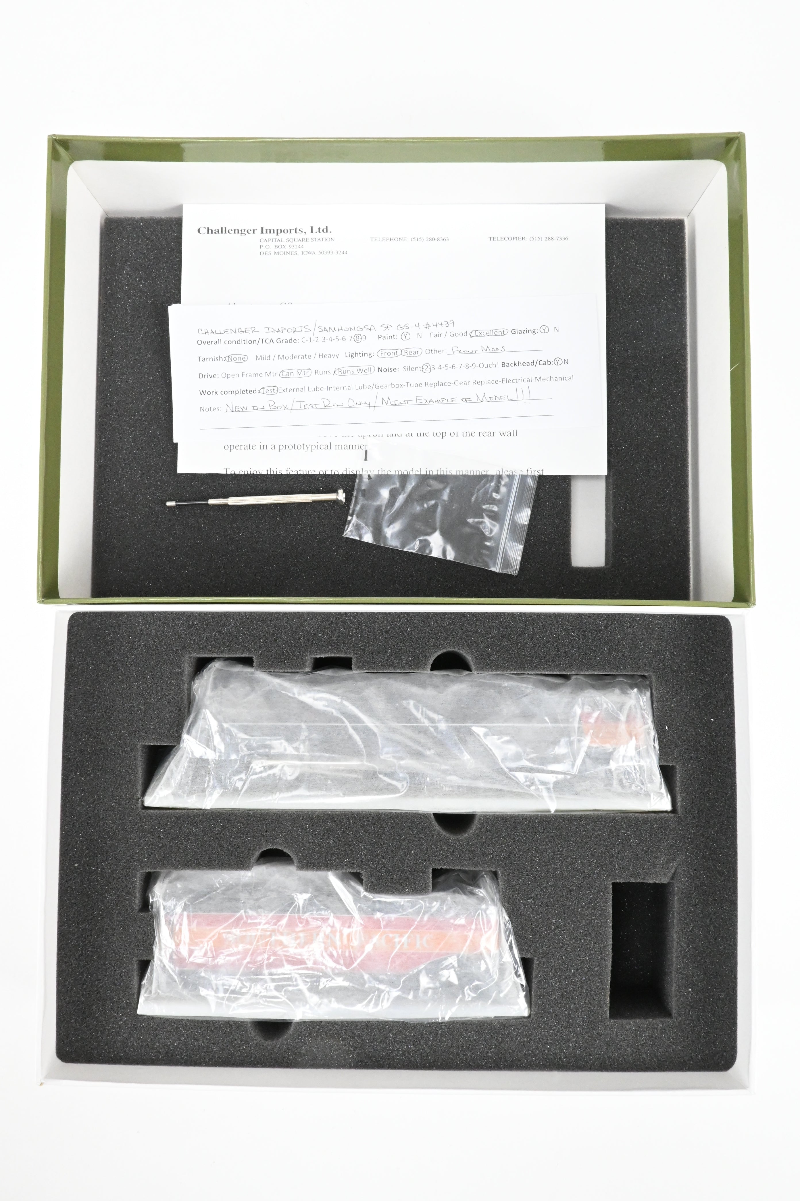 HO Scale Brass Southern Pacific GS - 4 No. 4439 Factory - Painted Model by Challenger Imports