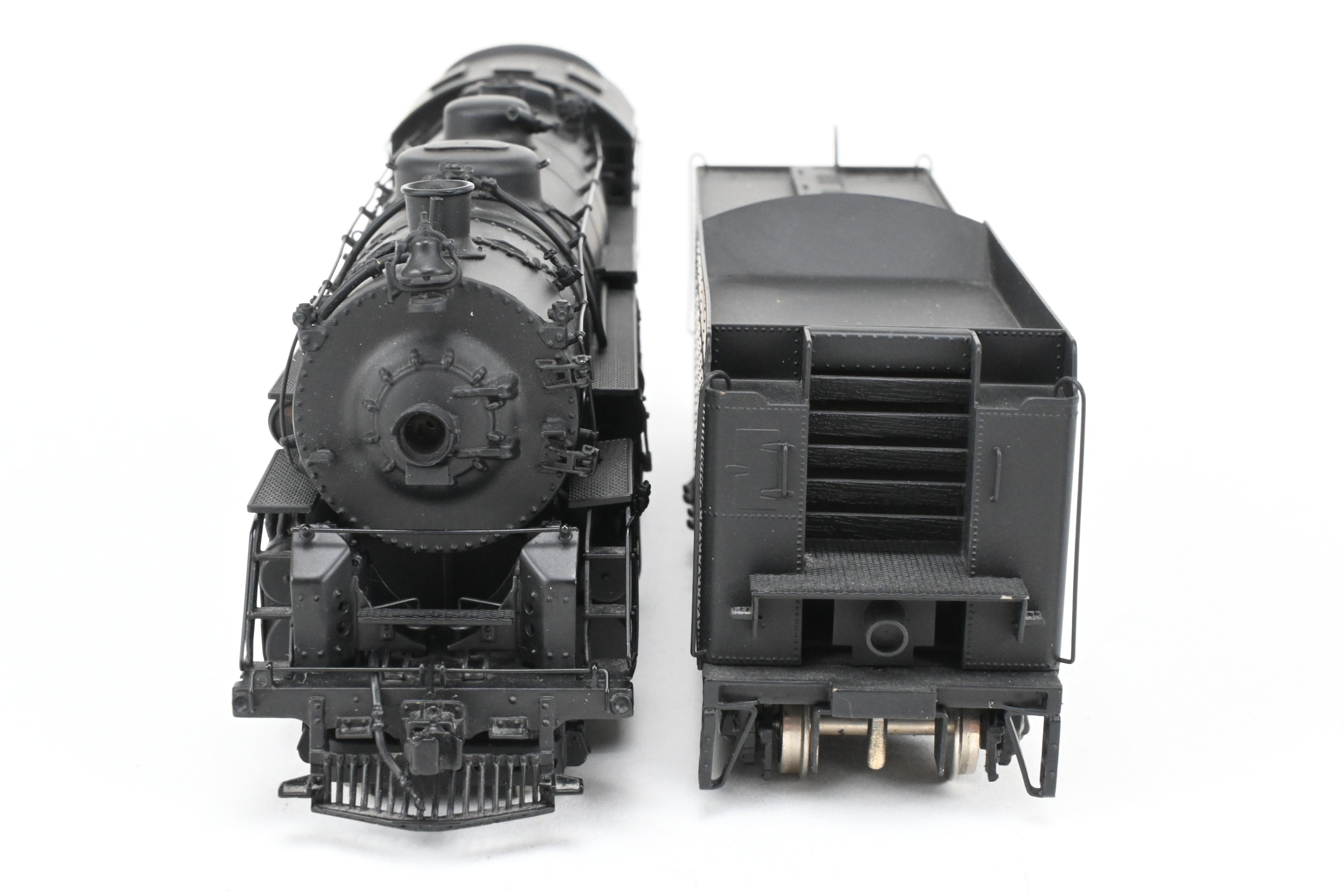 HO Scale Brass Oriental Limited Erie Railroad S-3 2-8-4 Steam Locomotive with Spoked Drivers and FP Configuration