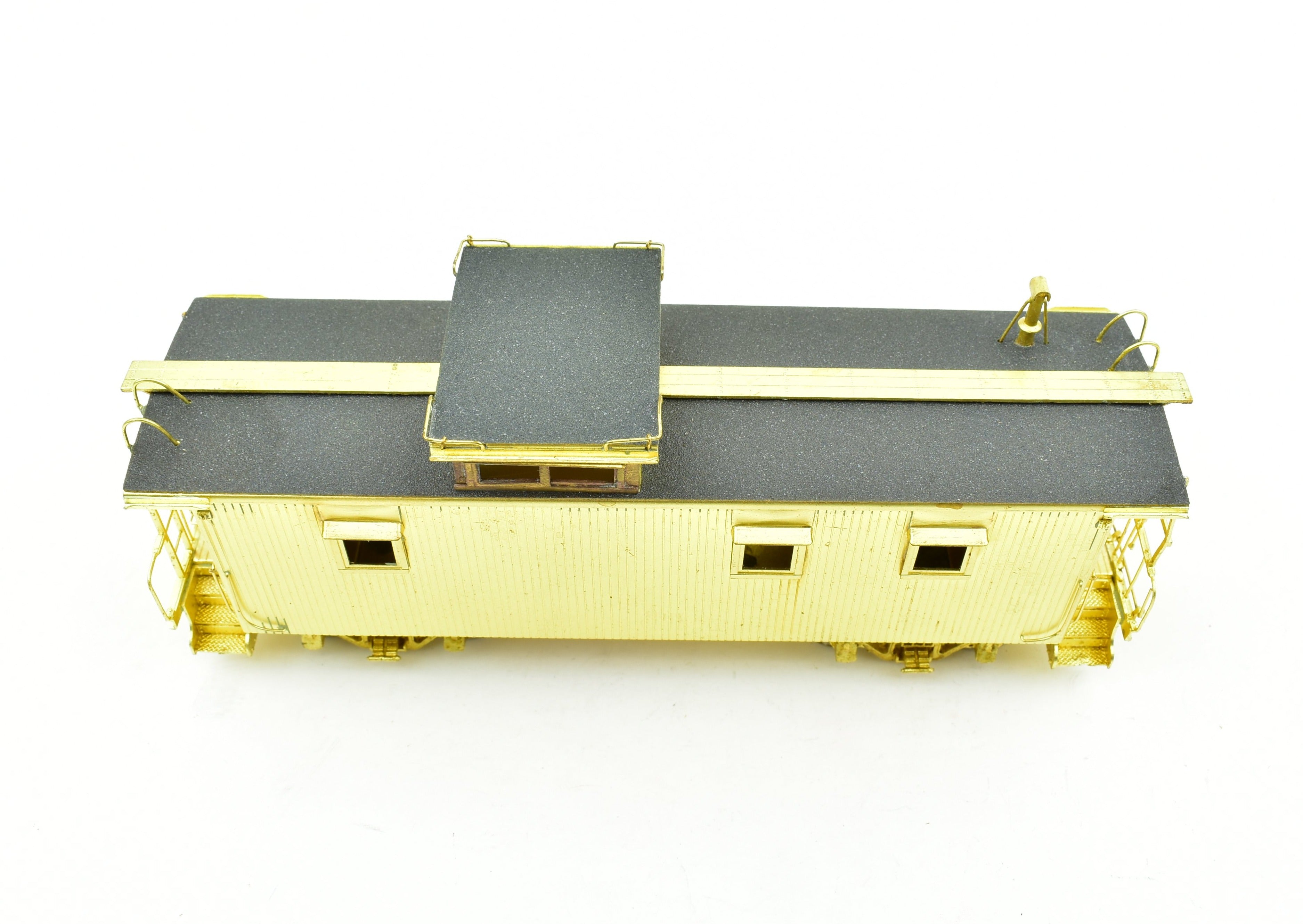 HO Scale Brass Railroad Caboose Model - OMI (Overland Models, Inc.) SAL (Seaboard Air Line) Wood Sheath Design