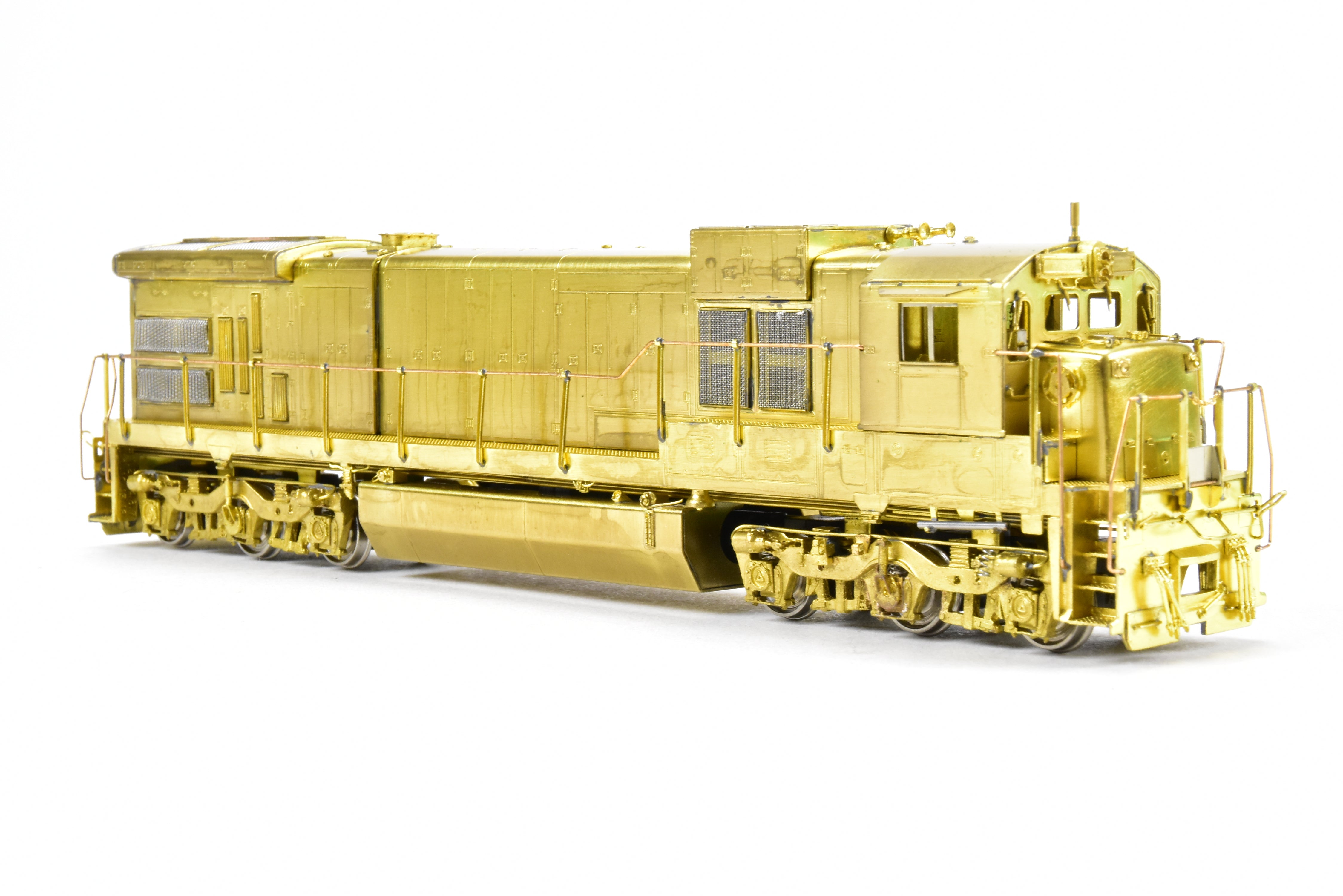 HO Scale Brass Model Train - Overland Models Inc. GE C36-7 Locomotives Representing Missouri Pacific and Norfolk & Western Railroads