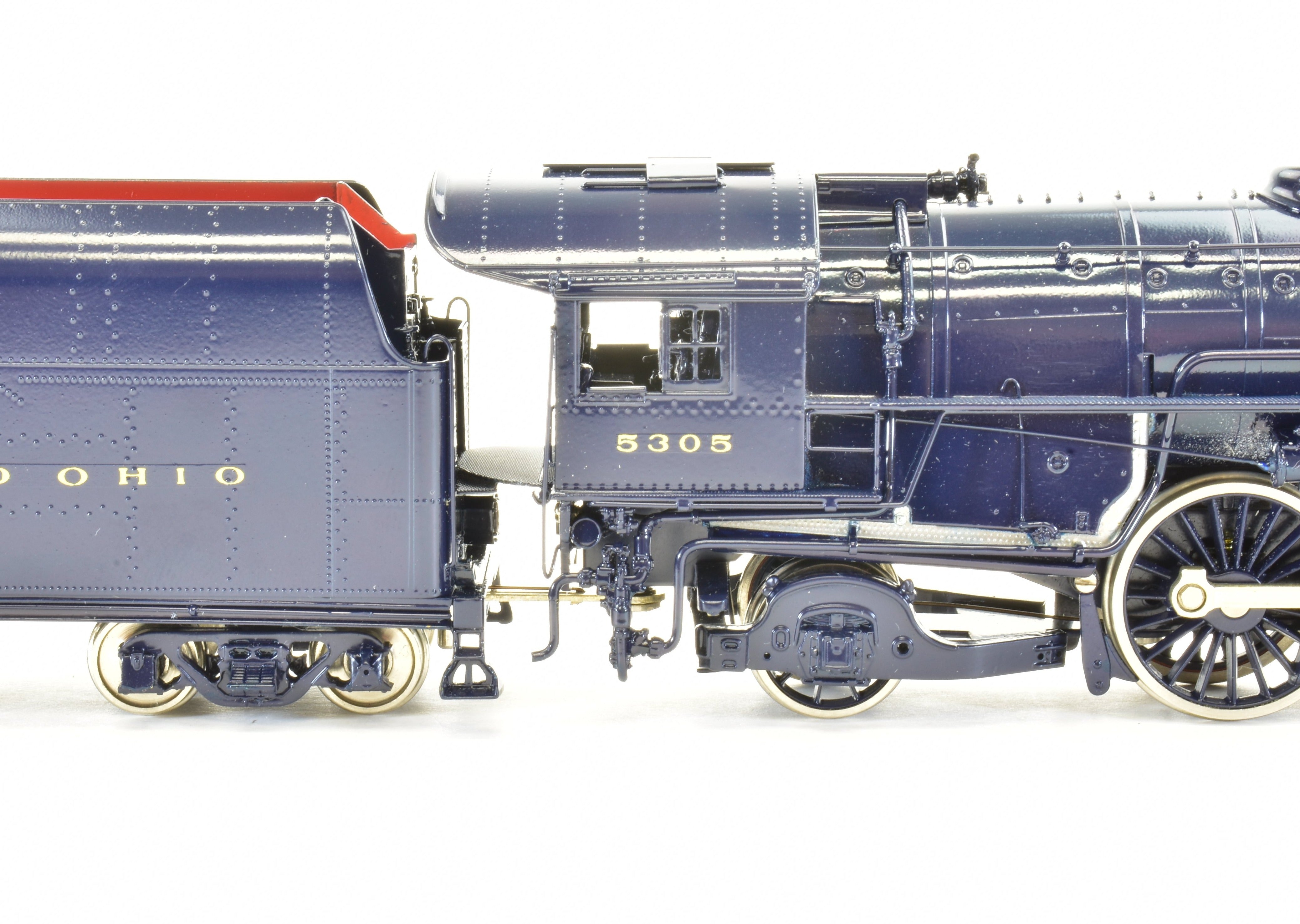 HO Scale Brass Key Imports B&O (Baltimore & Ohio) P-7C 4-6-2 Pacific Custom Series Steam Locomotive Model #47 FP