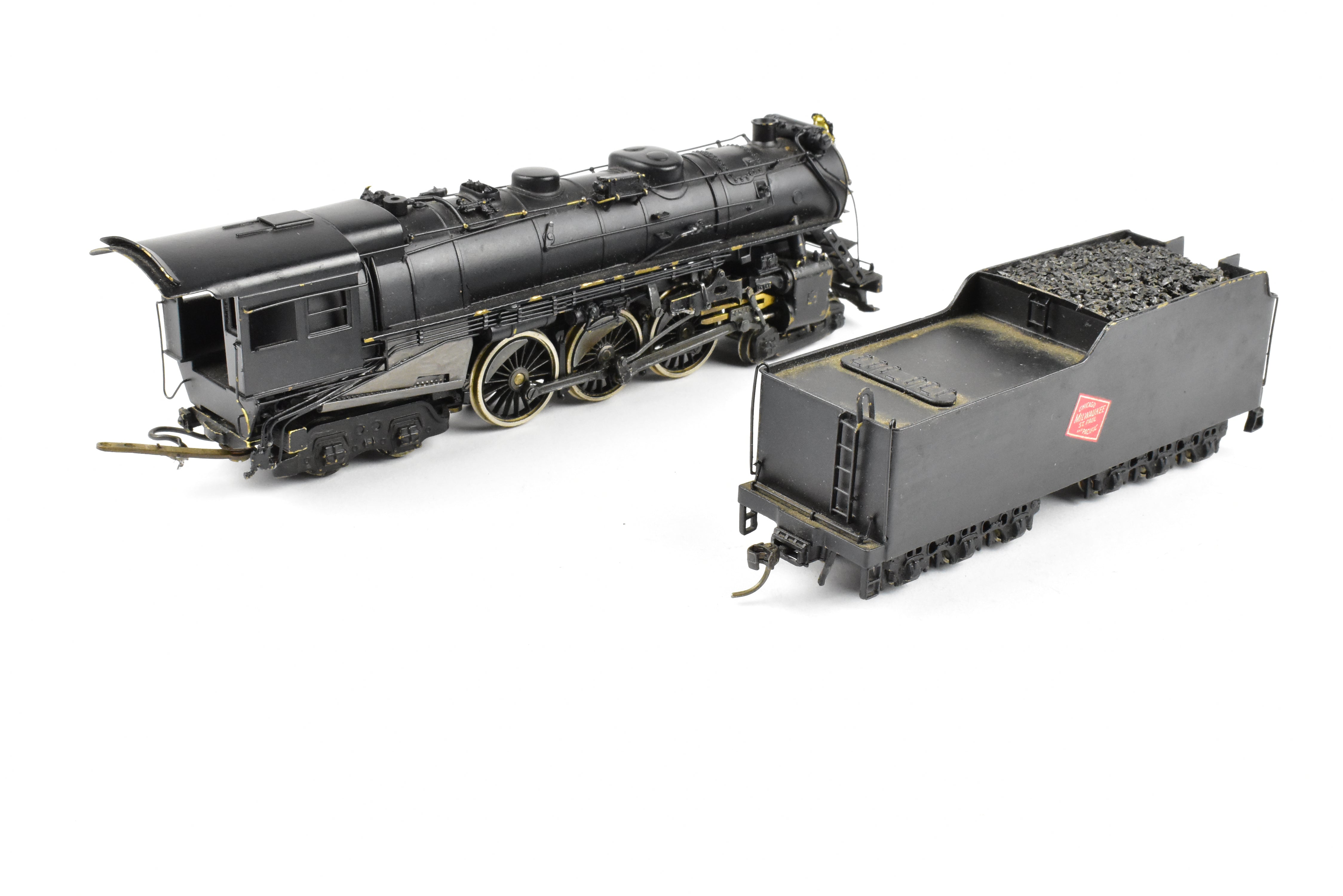 HO Scale Brass Model Train - Associated Hobby Manufacturers MILW (Milwaukee Road) Class F - 6 4 - 6 - 4 Baltic CP Locomotive