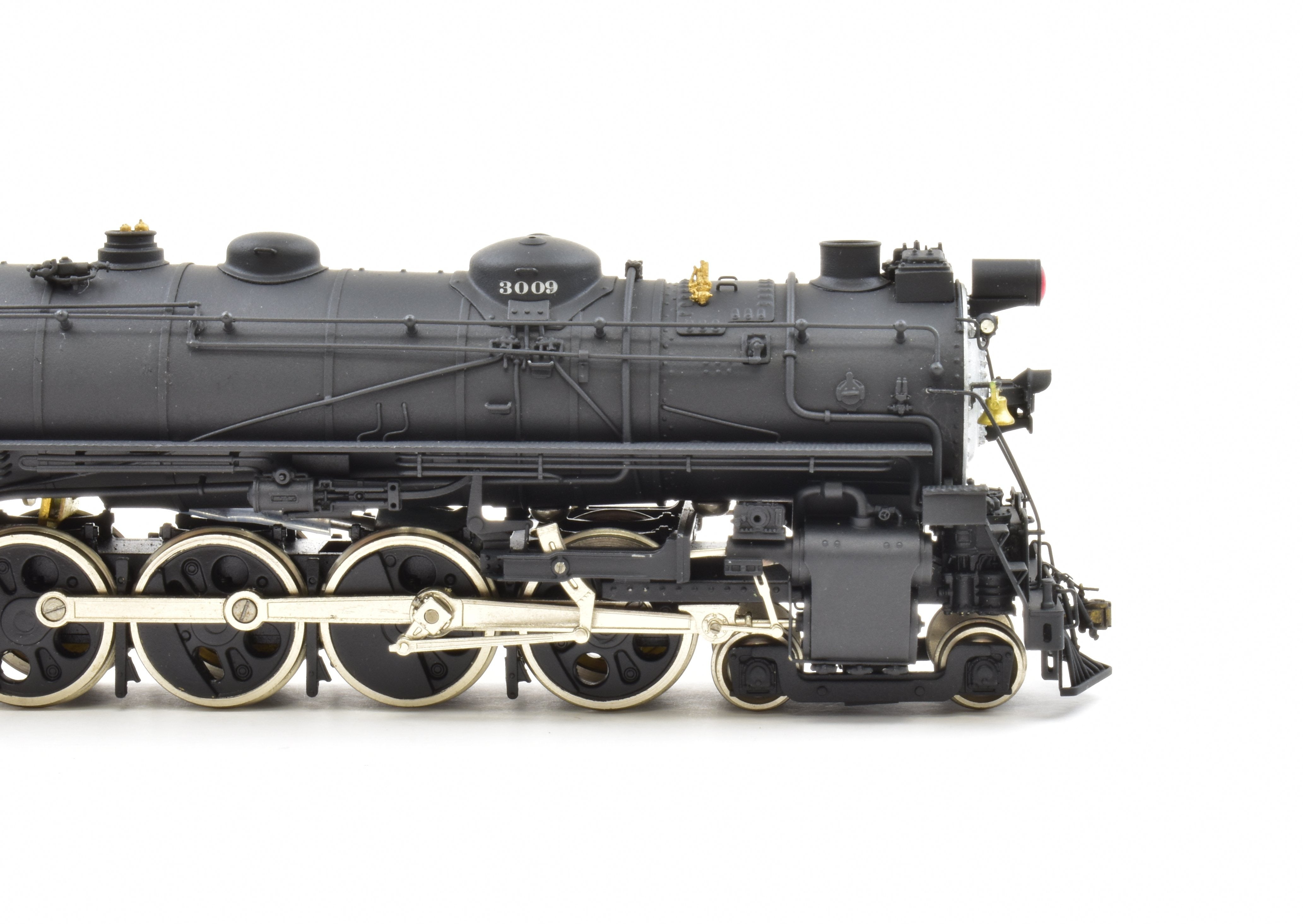 HO Scale Brass Model Train - PFM Fujiyama - Chicago & North Western Class H 4 - 8 - 4 Locomotive with 1966 Run Custom Painting