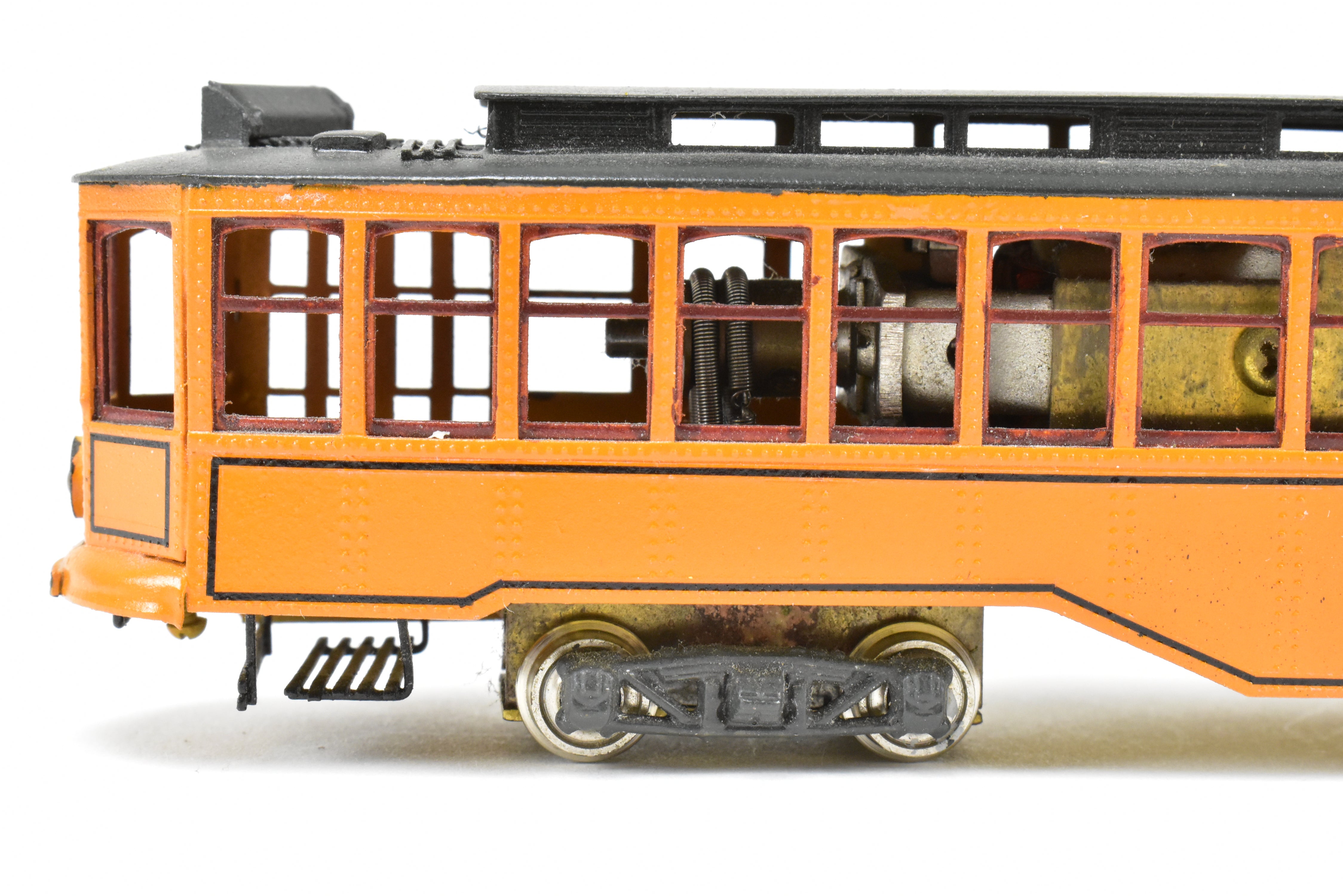 HO Scale Brass Model Fairfield Traction Models Pittsburgh Railway Co. Jones Single - Ended Trolley Car, Version CP #5360