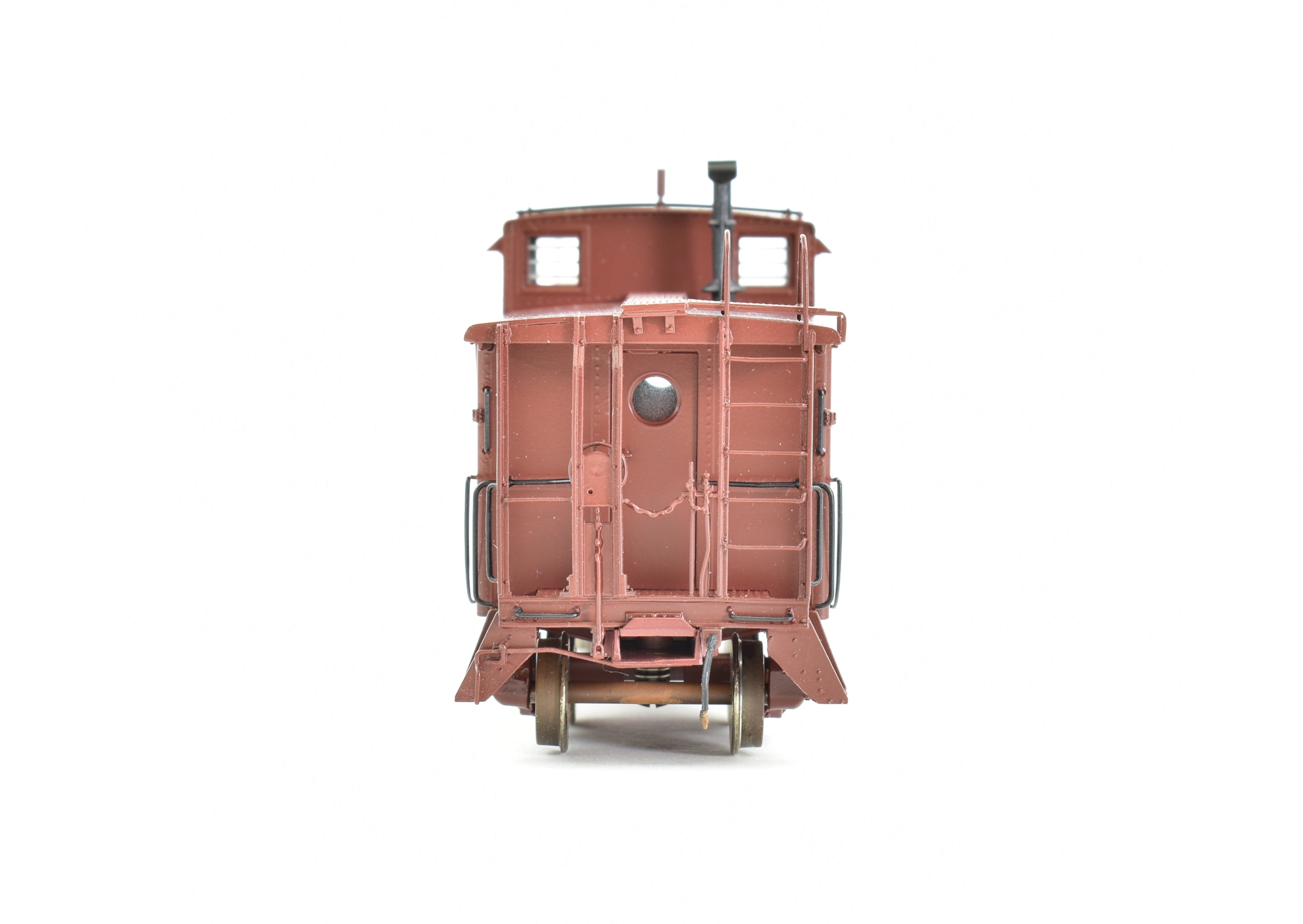 HO Scale Brass Model - Overland Models, Inc. Missouri Pacific Steel Caboose Magor Copy Built in 1951 with FP Radio Version