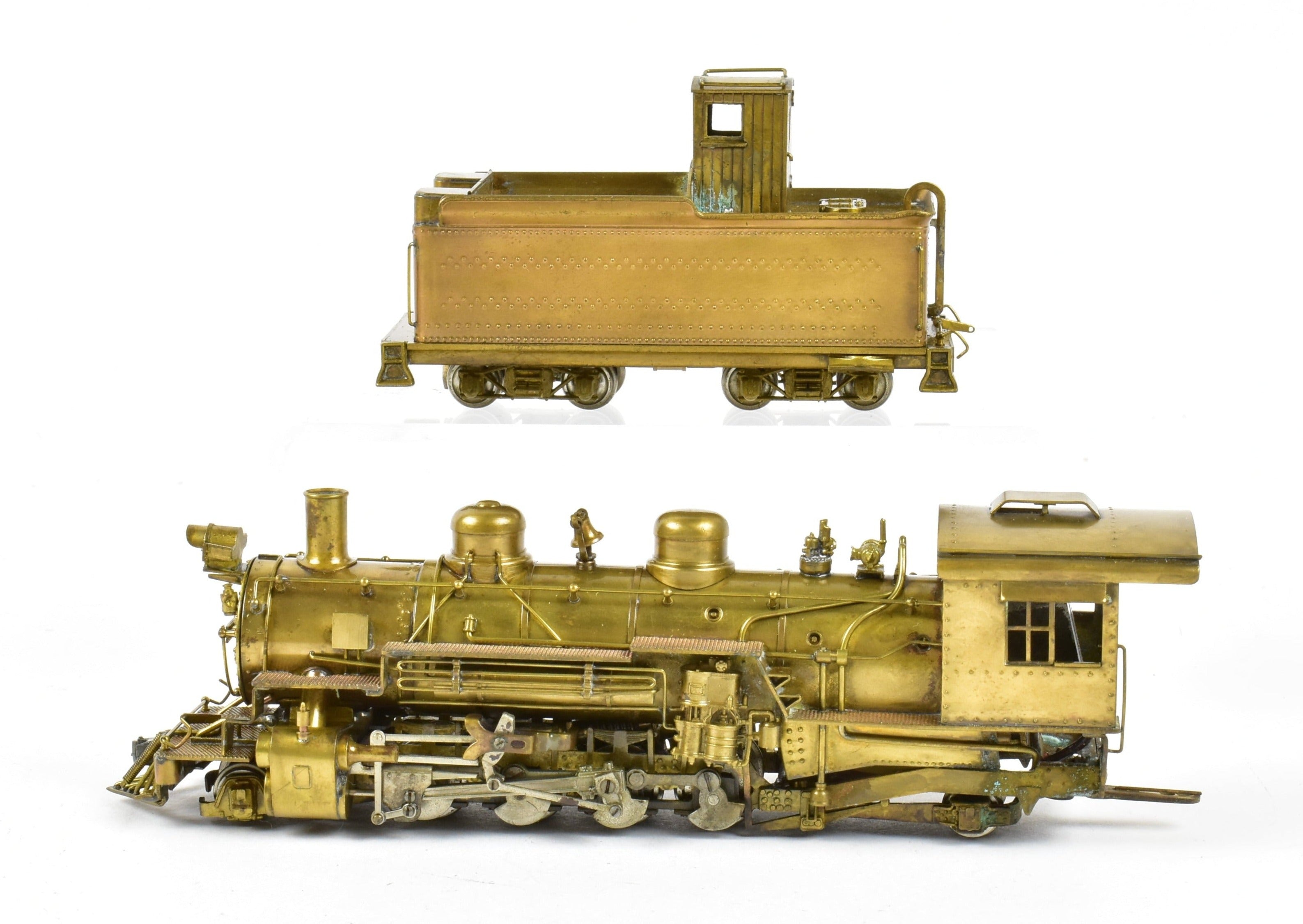 HOn3 Scale Brass PFM - United D&RGW - Denver & Rio Grande Western Class K - 37 2 - 8 - 2 Mikado Model Train