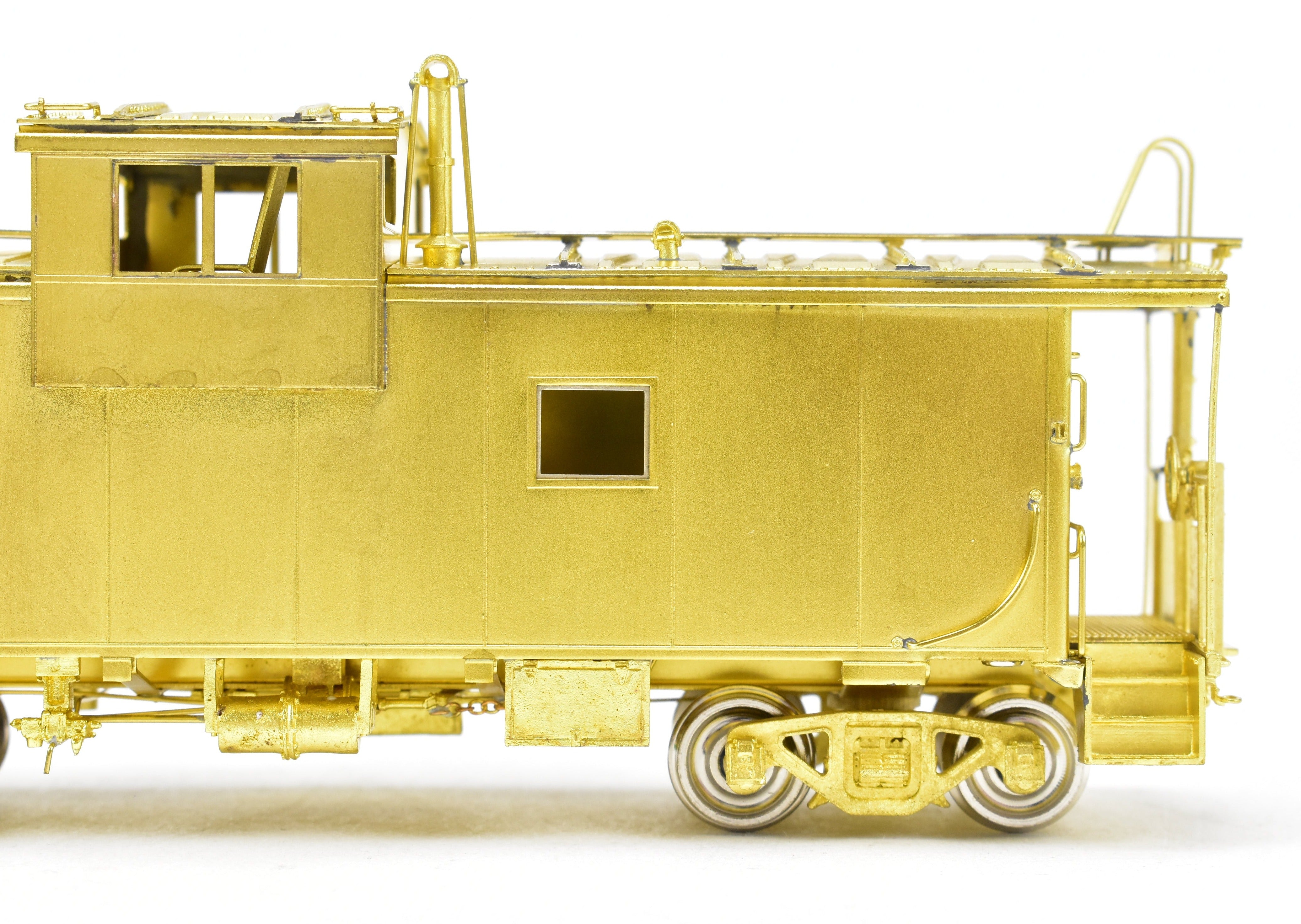 HO Scale Brass Model Railroad Caboose - OMI (Overland Models, Inc.) D&H (Delaware & Hudson) International Wide - Vision Caboose
