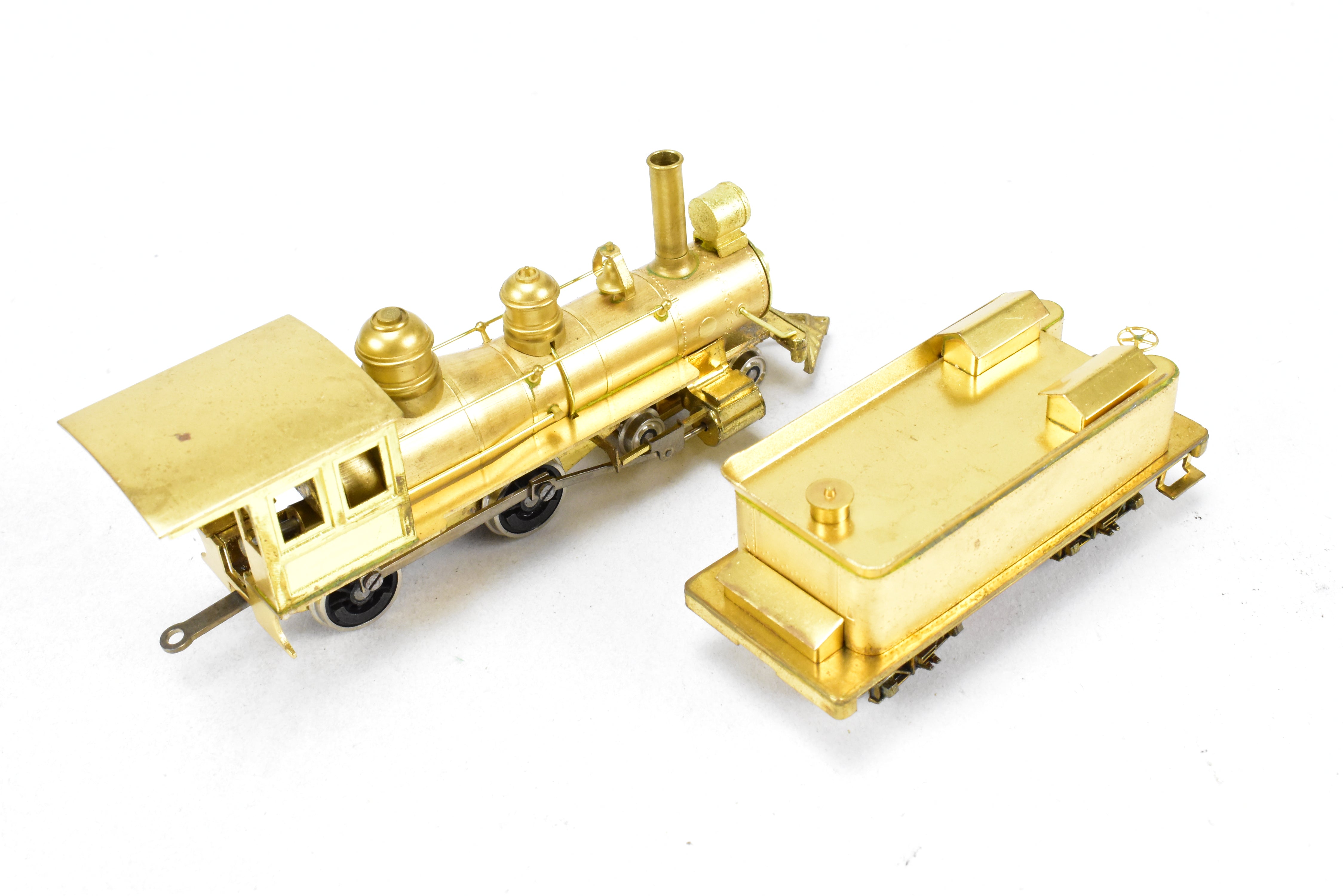 HOn3 Scale Brass Model Train - American 4-4-0 Locomotive from Far East Distributors, Spartan Series Circa 1910
