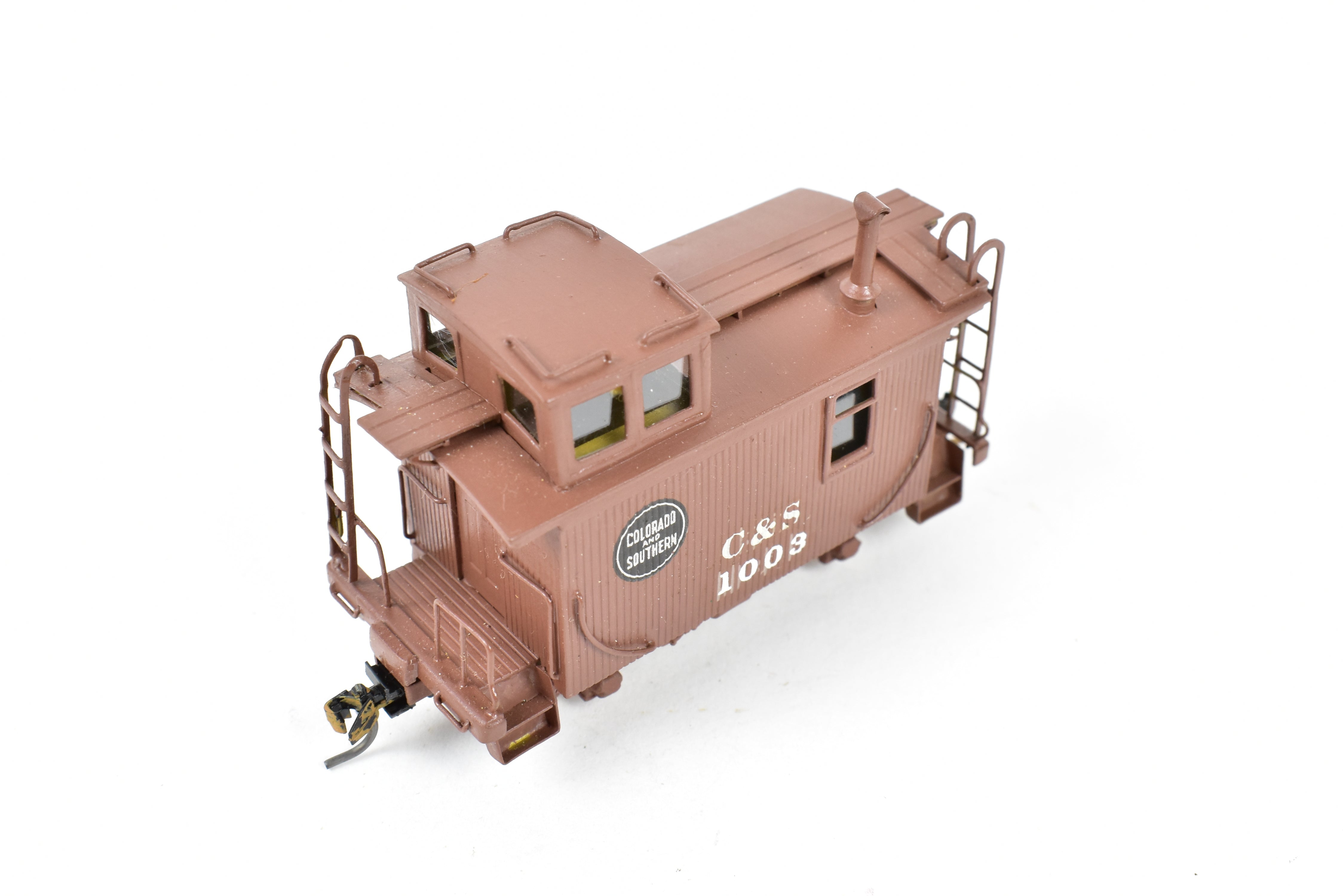 HOn3 Custom Painted NJ Brass 2-Axle Caboose #1003 - Colorado & Southern