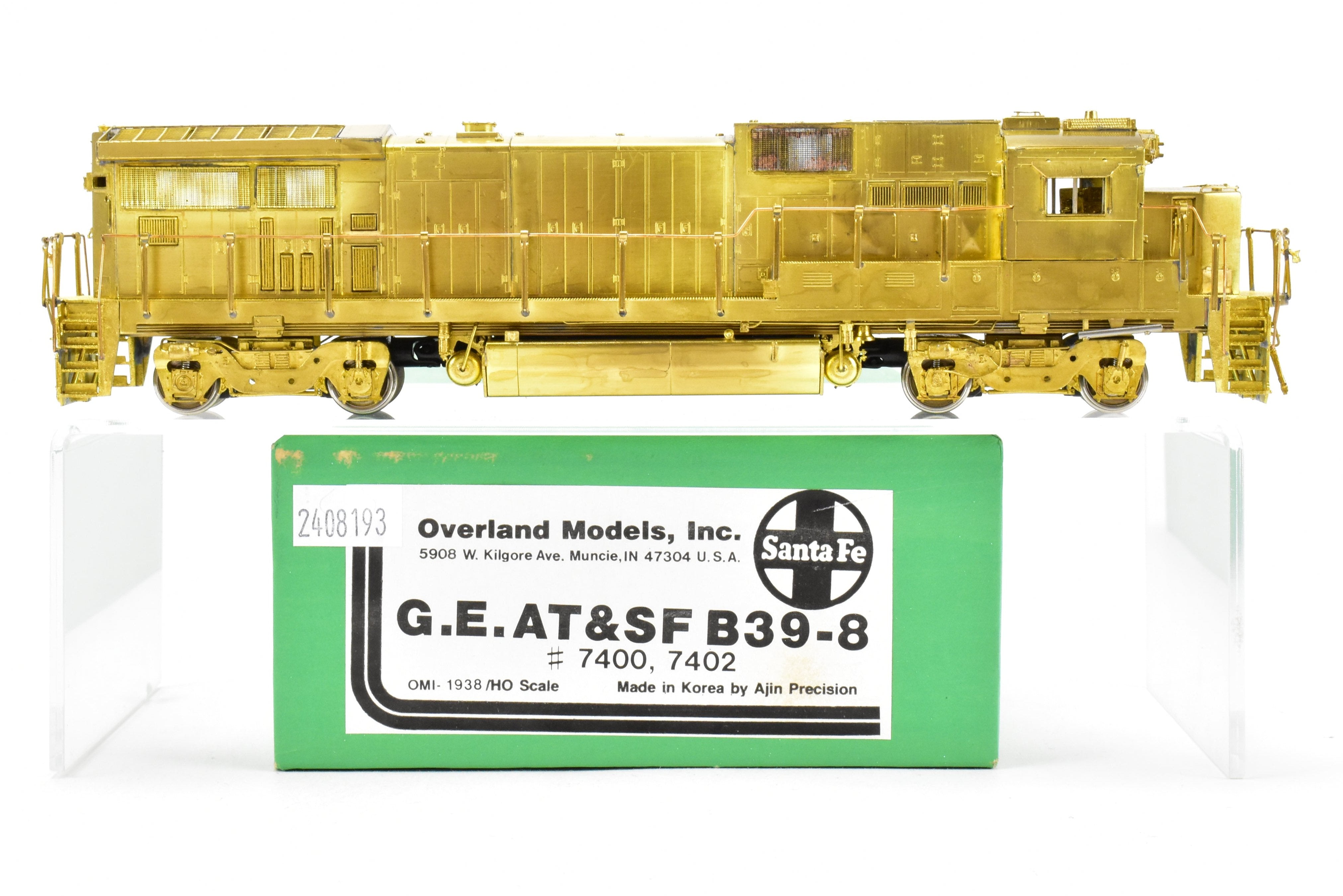 HO Scale Brass Model Train by Overland Models, Inc. - AT&SF Santa Fe GE B39 - 8 Locomotives Nos. 7400 - 7402