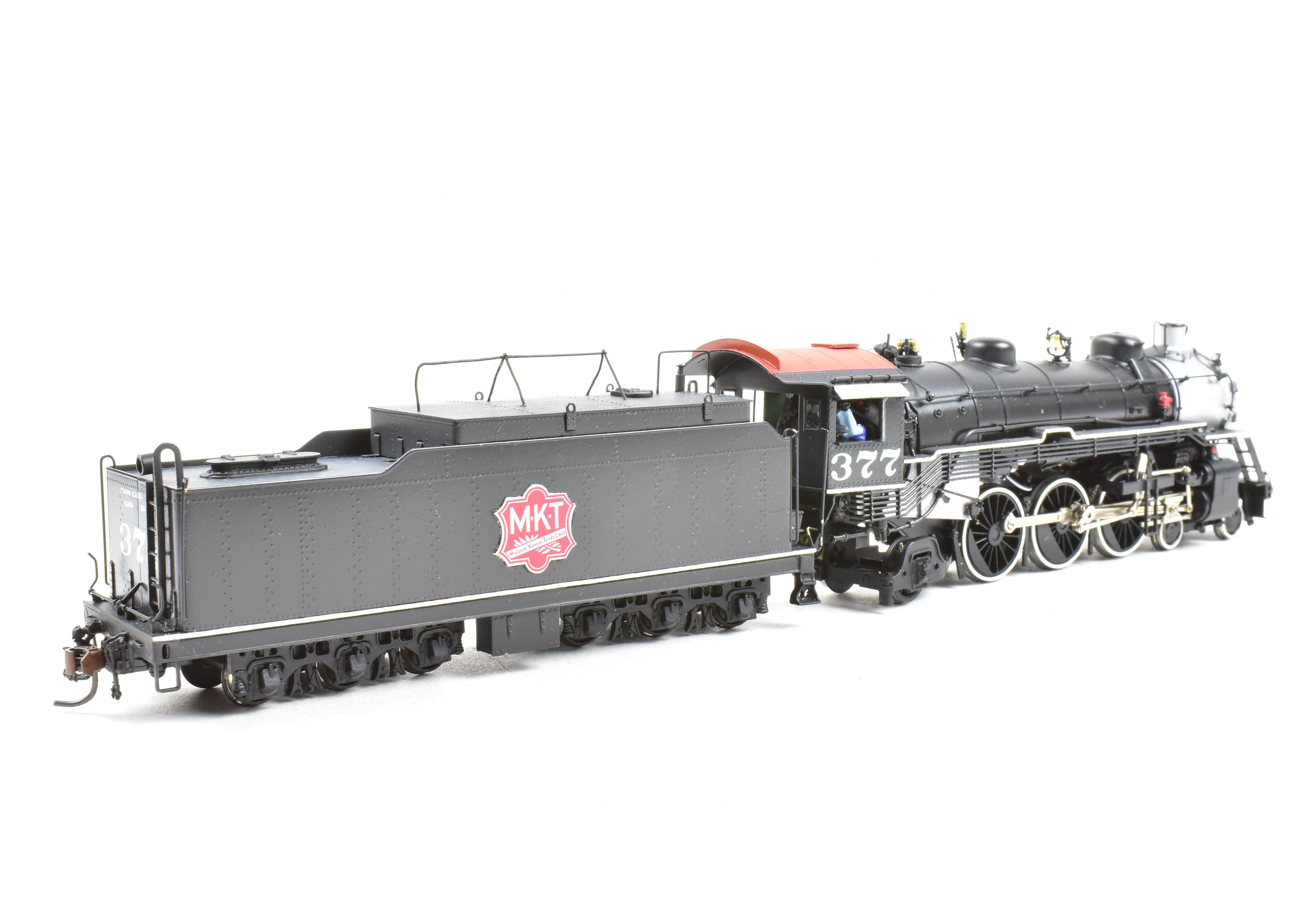 HO Scale Brass Hallmark Models MKT - Missouri Kansas Texas 4-6-2 H-3A Pacific Professional Painted Locomotive Model #377