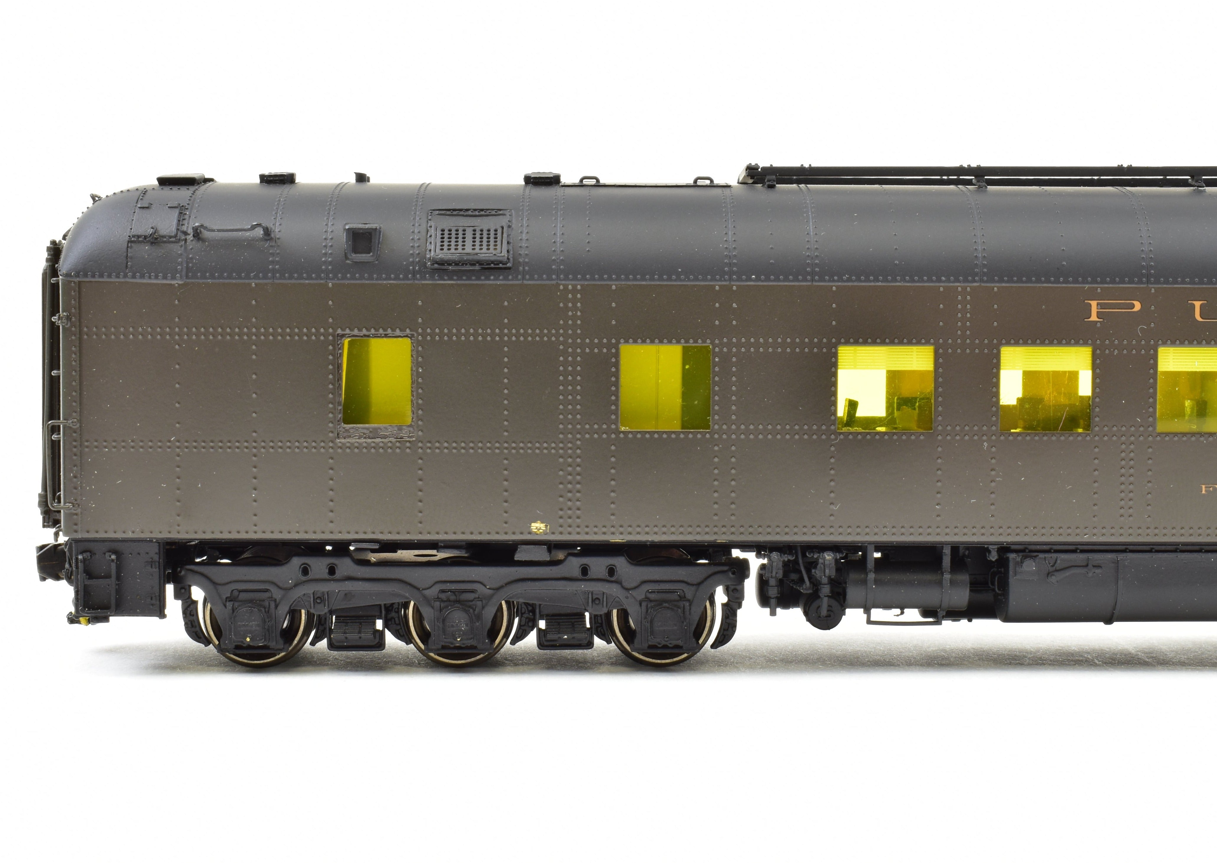 HO Scale Brass Model Pullman USN - 1 Ferdinand Magellan Presidential Car from Overland Models, Inc. Featuring Added Details for Reagan - Era Representation