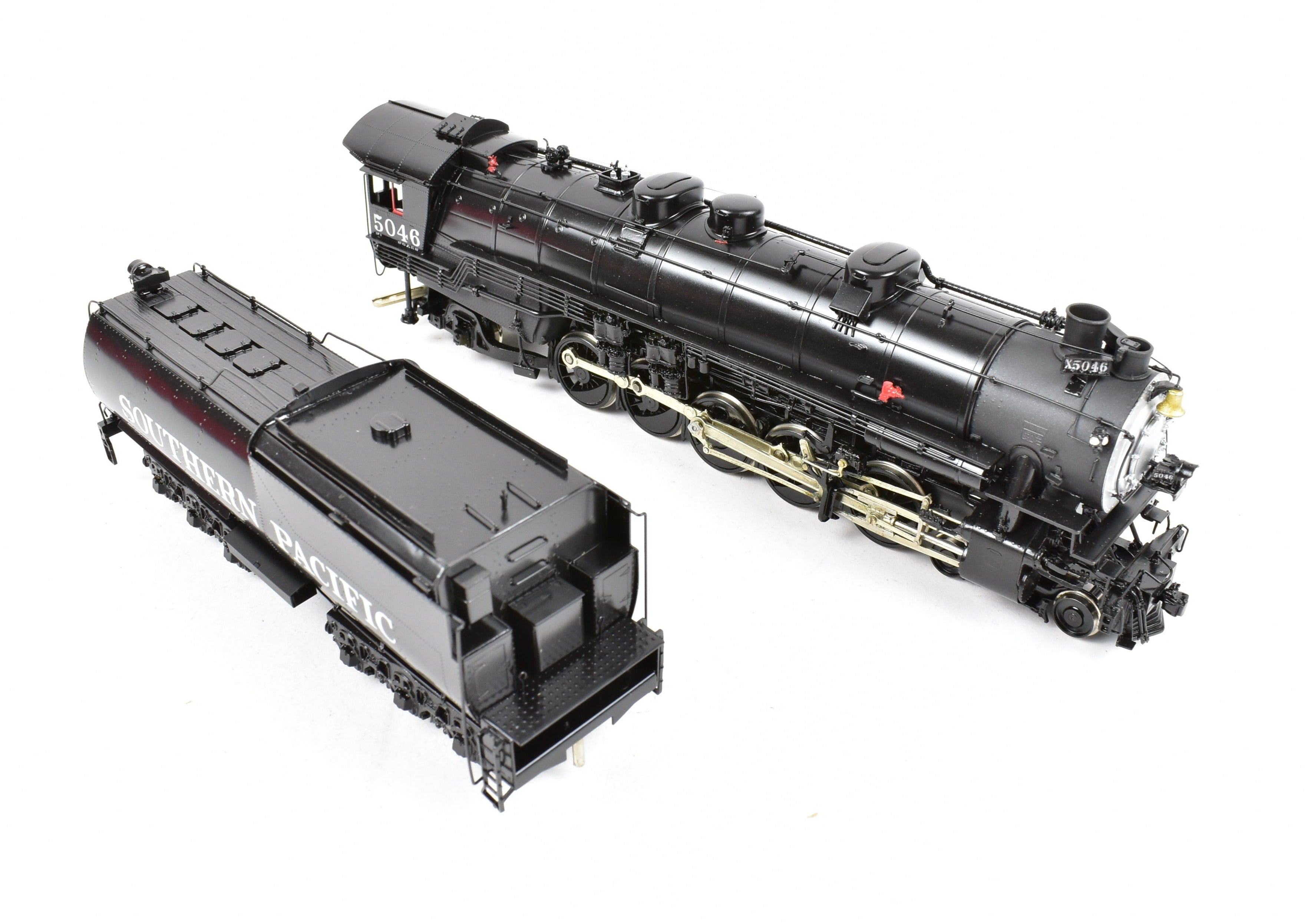 HO Scale Brass Southern Pacific Class SP - 2 4 - 10 - 2 1950s Pro - Painted Model by Key Imports