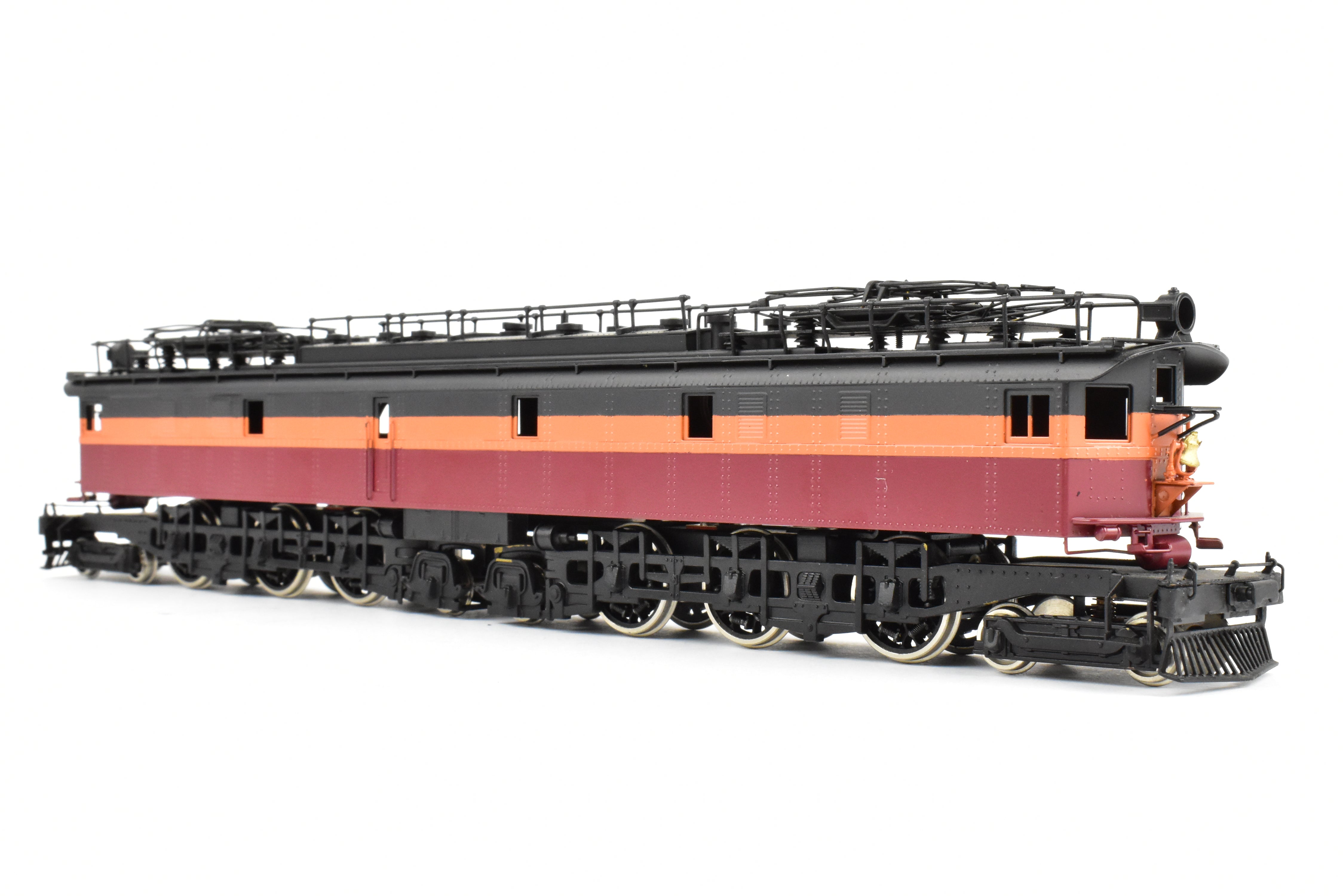 HO Scale Custom Brass Milwaukee Road EP - 3 Boxcab Electric Locomotive Model with Factory Painted Finish