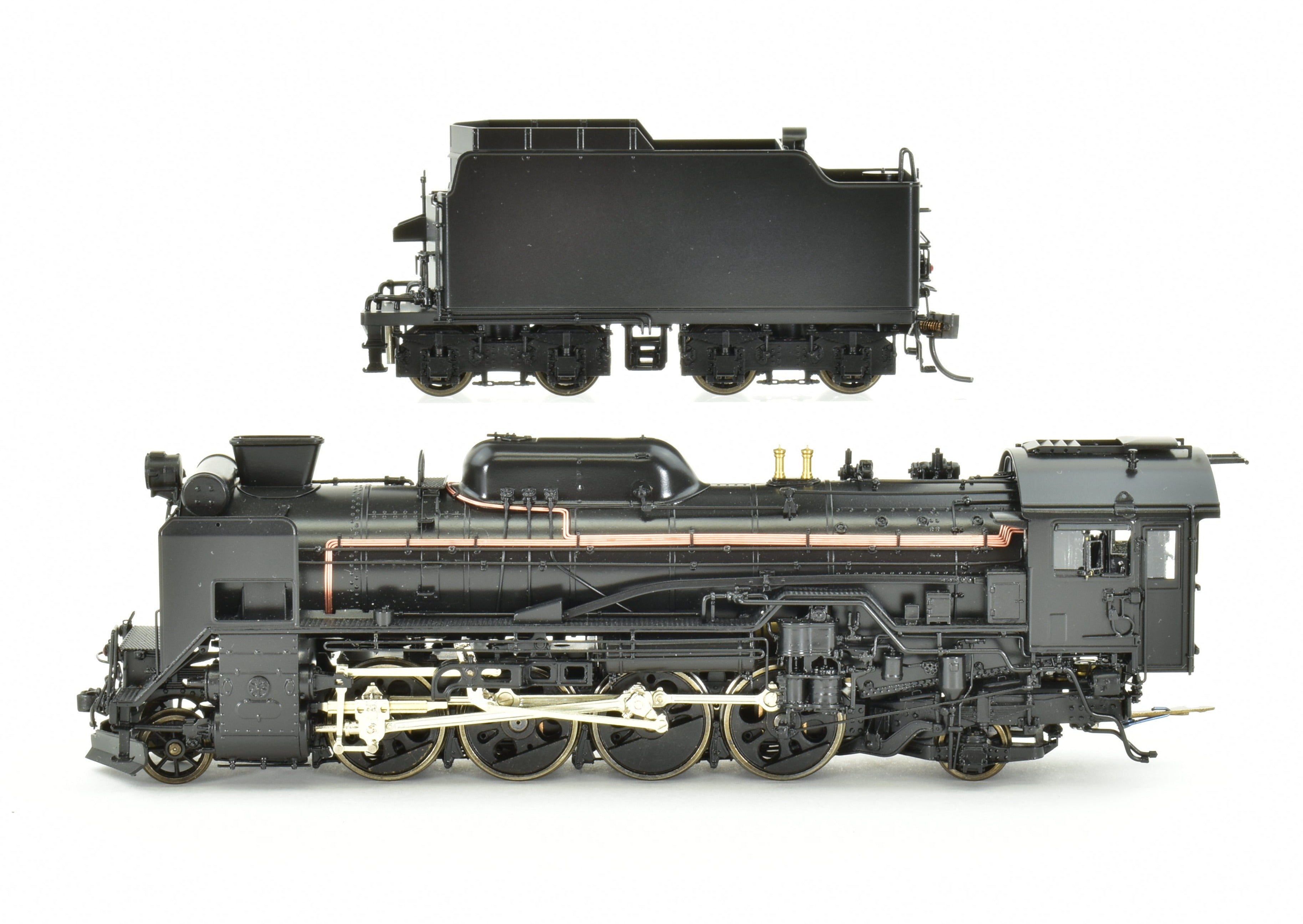 1999 J Scale Brass Tenshodo Japanese National Railways D51 2-8-2 Tapered Stack Model