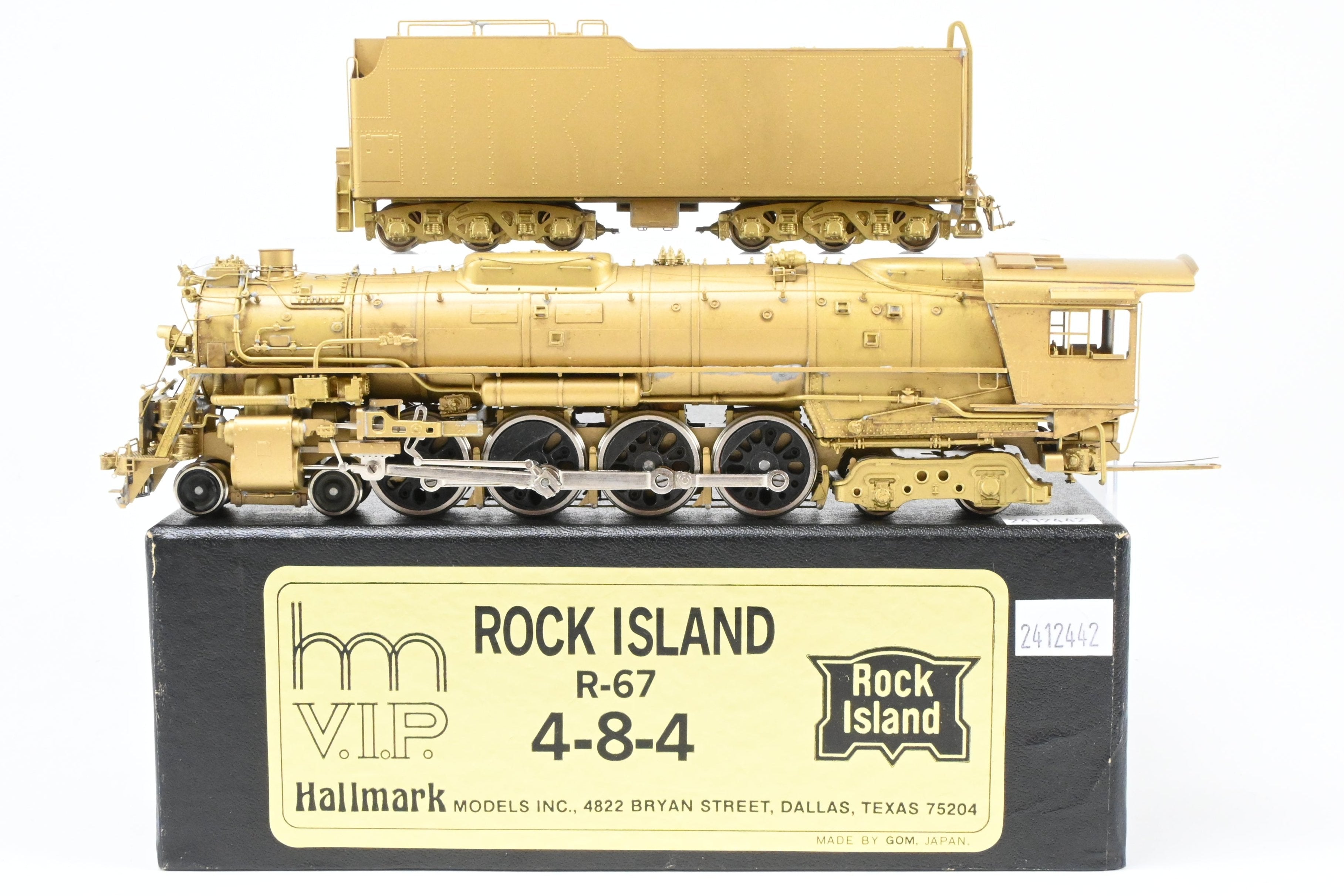 HO Brass Hallmark VIP Series Rock Island R - 67 4 - 8 - 4 Model