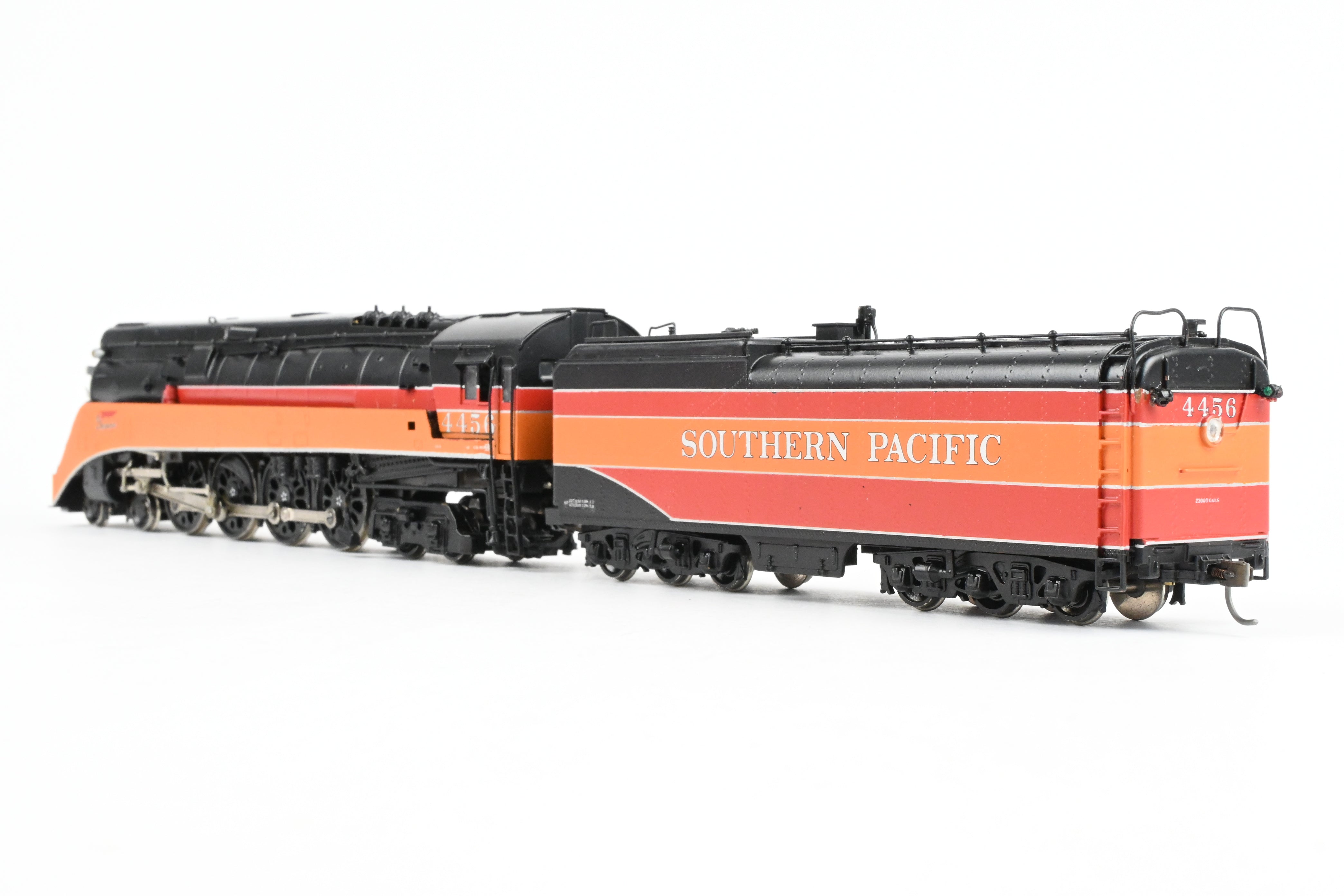 HO Scale Brass Model Train by Westside Model Co., Representing Southern Pacific Class GS - 4 4 - 8 - 4 Locomotive, Factory Painted in Daylight Scheme with #4456, Equipped with Tsunami2 DCC and Sound System