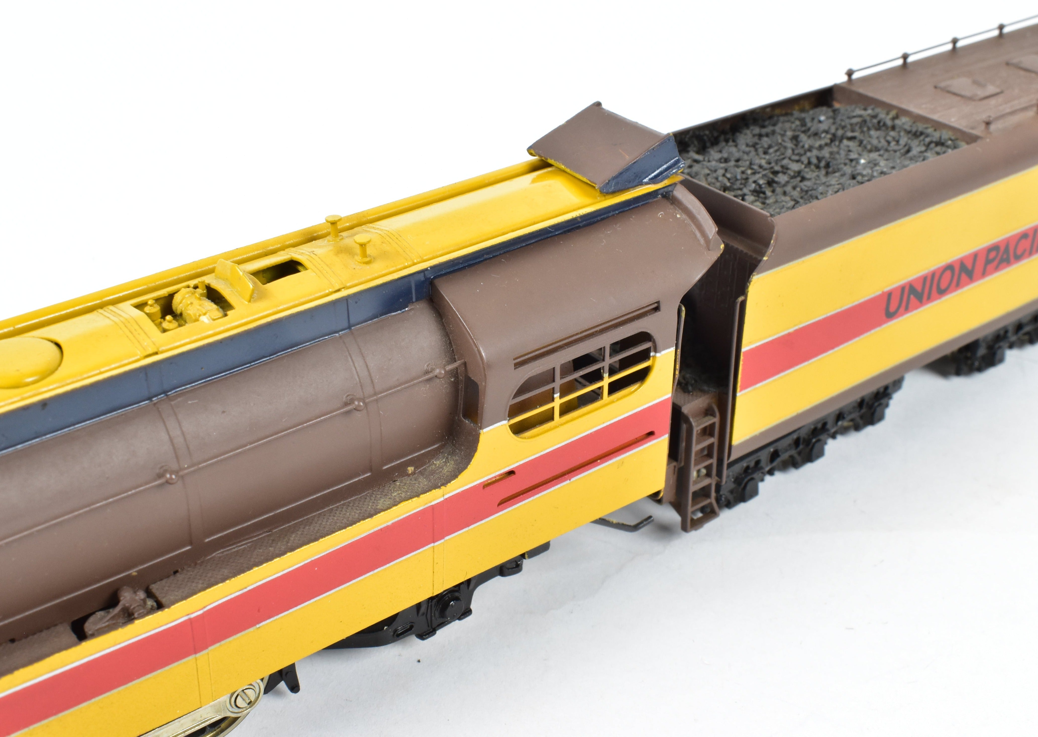 HO Scale Brass Balboa Union Pacific 4-8-2 Steam Locomotive Model #7002 Forty - Niner Master Series with Custom Paint Job