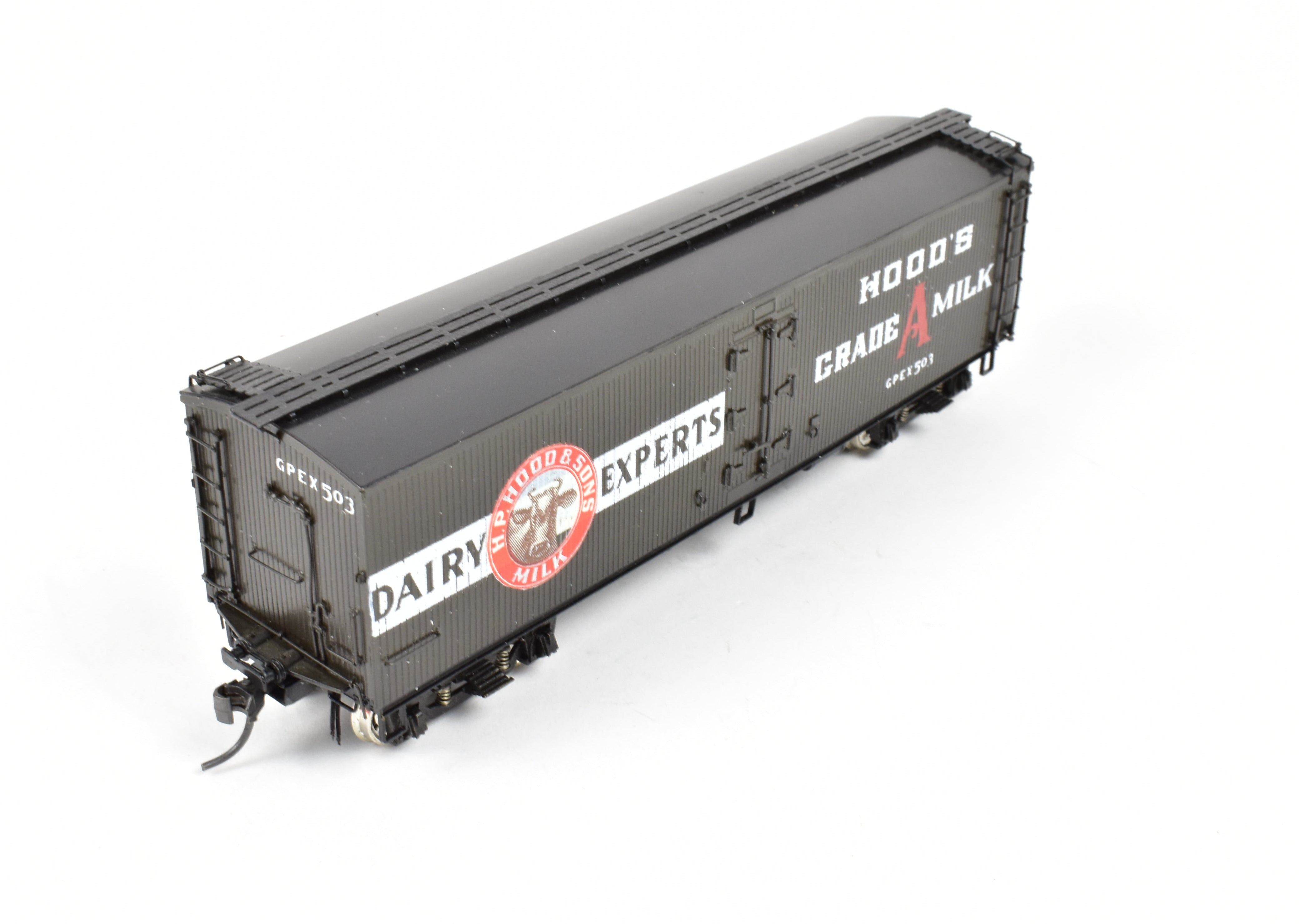 High - Quality HO Scale Brass Precision Scale Co. Model Train GPEX 41 - Foot Wood Sheath Milk Tank Car Hoods FP for Collectors