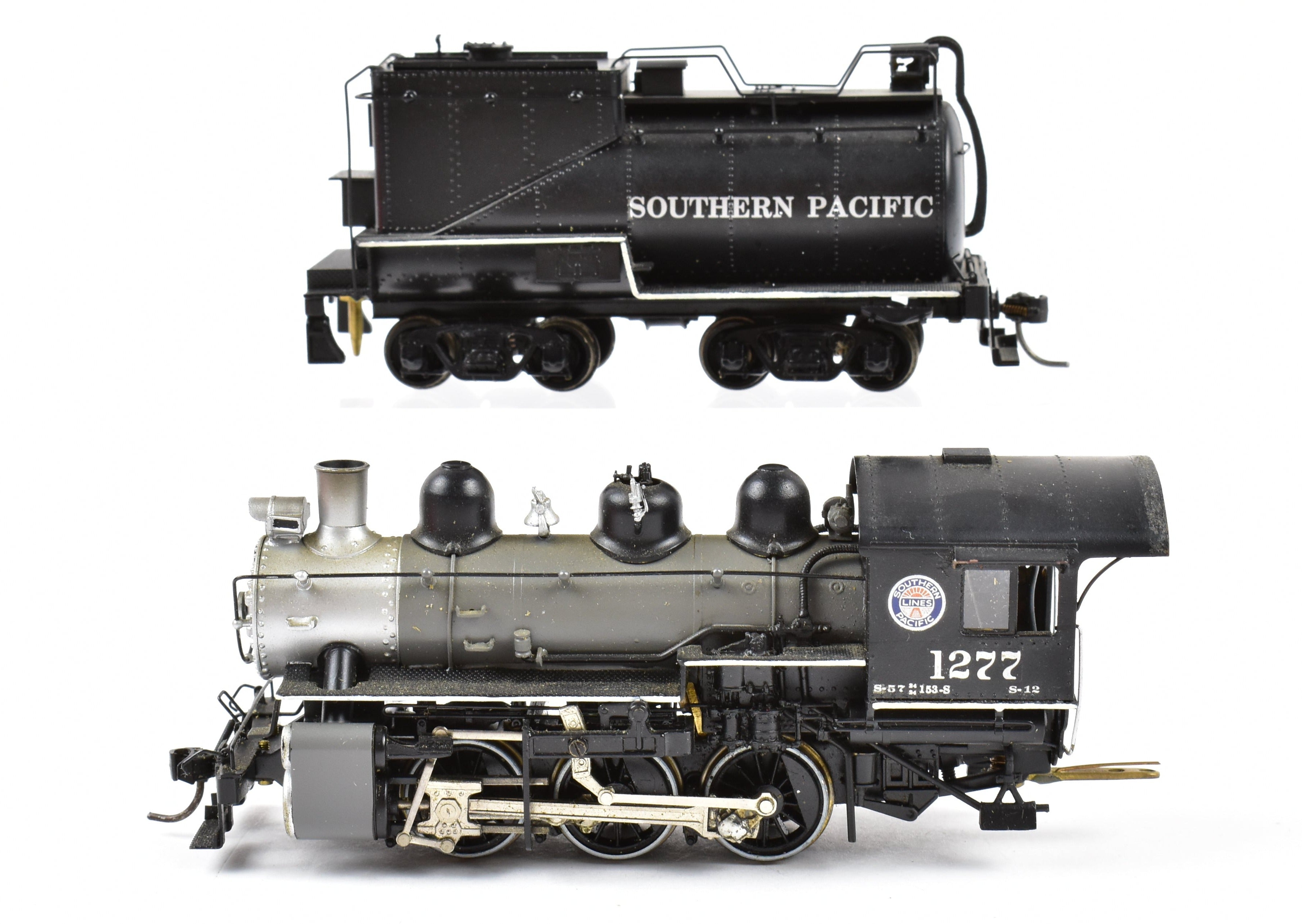Custom-Painted HO Brass Balboa Southern Pacific S-12 0-6-0 Switcher
