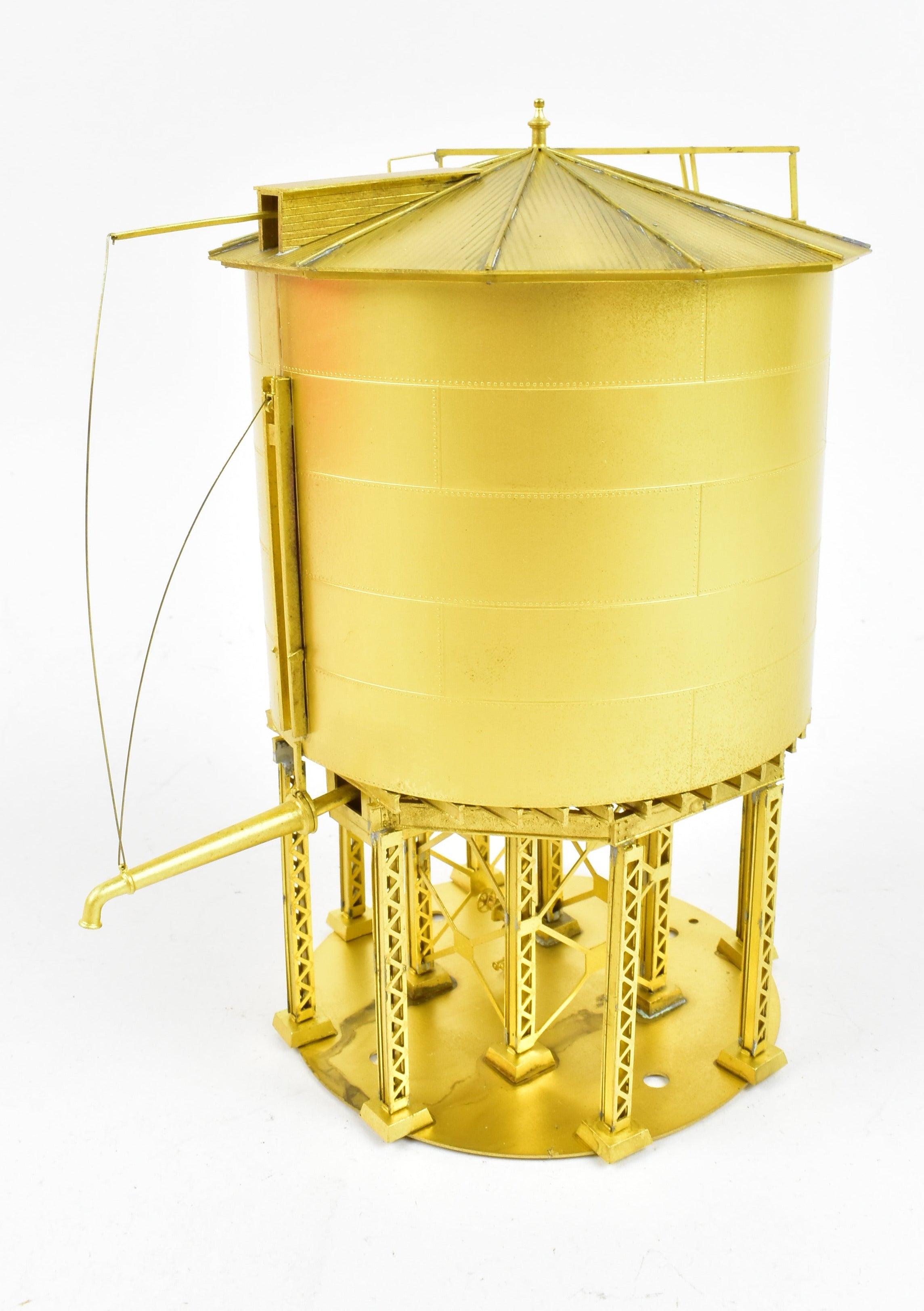 HO Brass PSC - 65,000 Gallon Steel Water Tank with Spout, Excellent Model