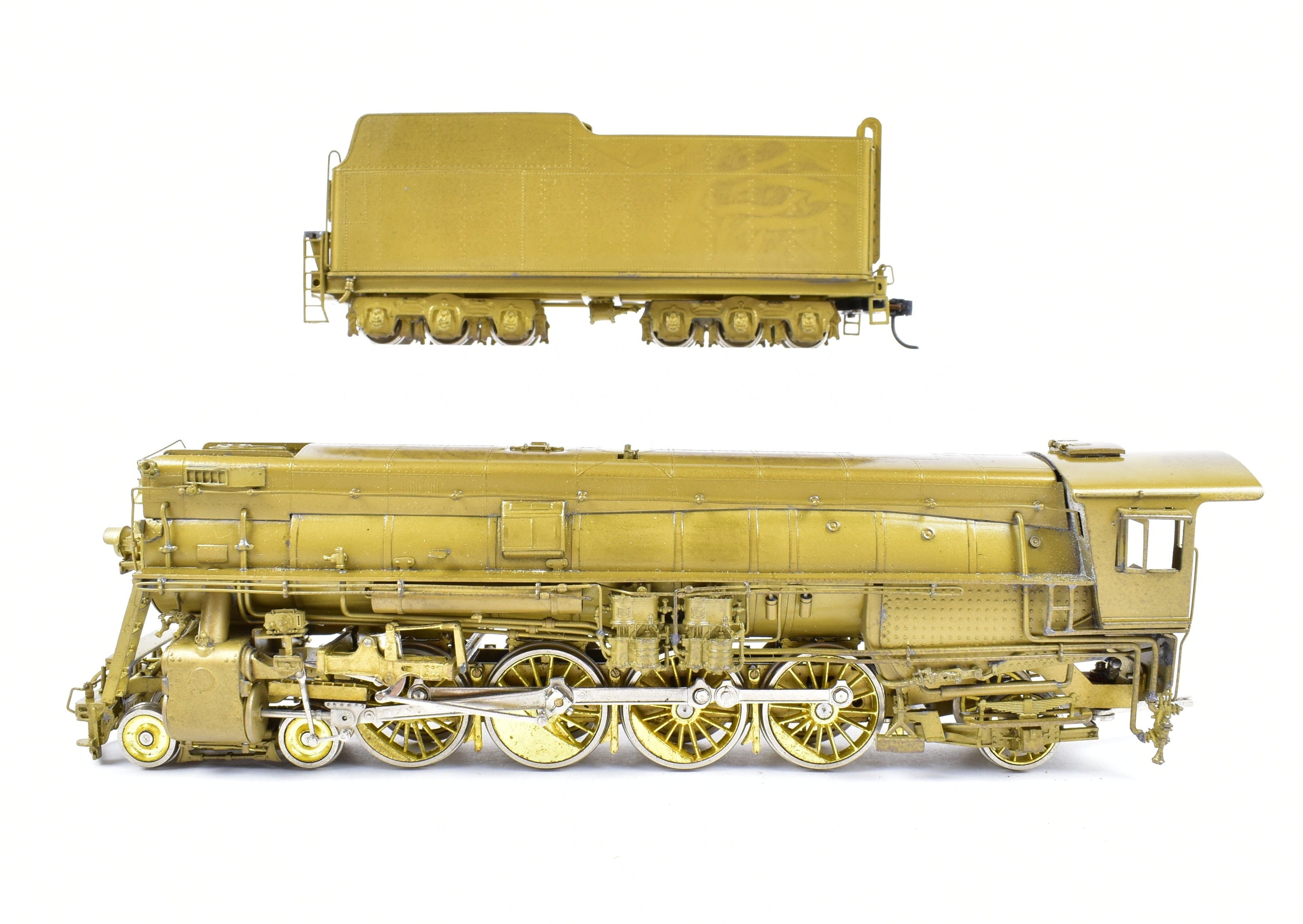 HO Scale Brass Alco Models Southern Pacific (SP) MT - 2 4 - 8 - 2 Steam Locomotive Model