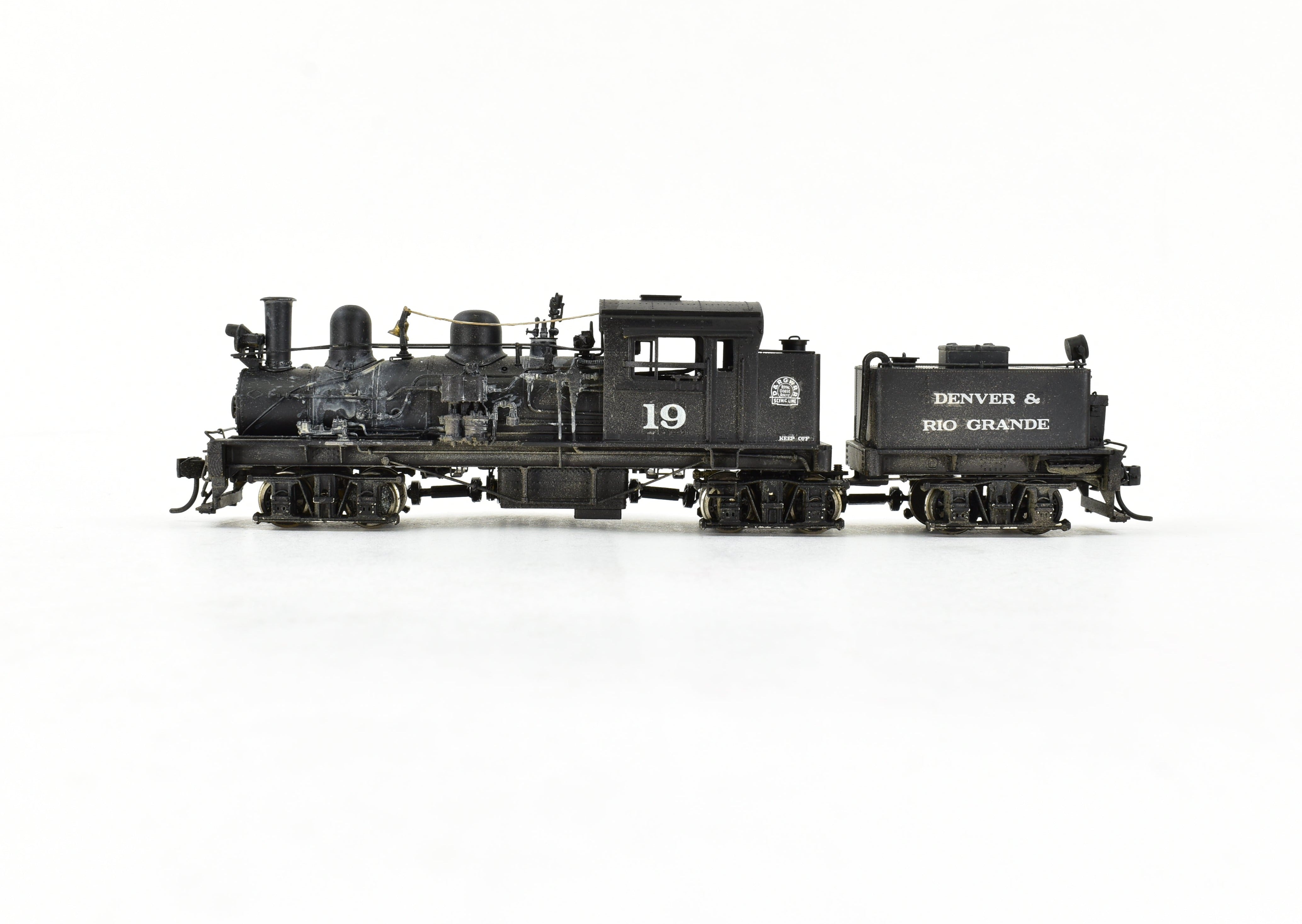 HO Scale Brass Westside Model Co. Westside Lumber Co. 3-Truck Shay Locomotive in Standard Gauge Version for Various Railroads