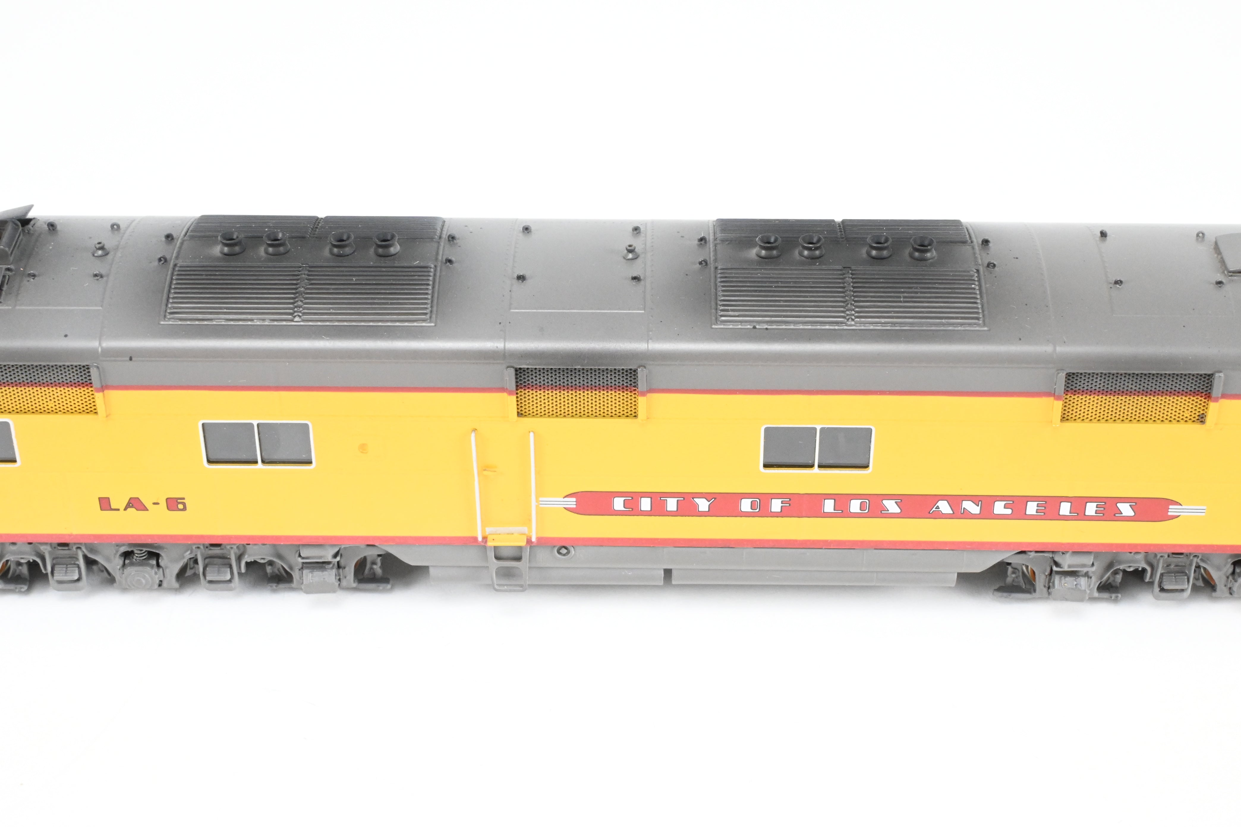 HO Scale Brass Diesel Locomotive Set - Challenger Imports Union Pacific City of Los Angeles EMD E6 A/B/B Set with Weathering Finishing