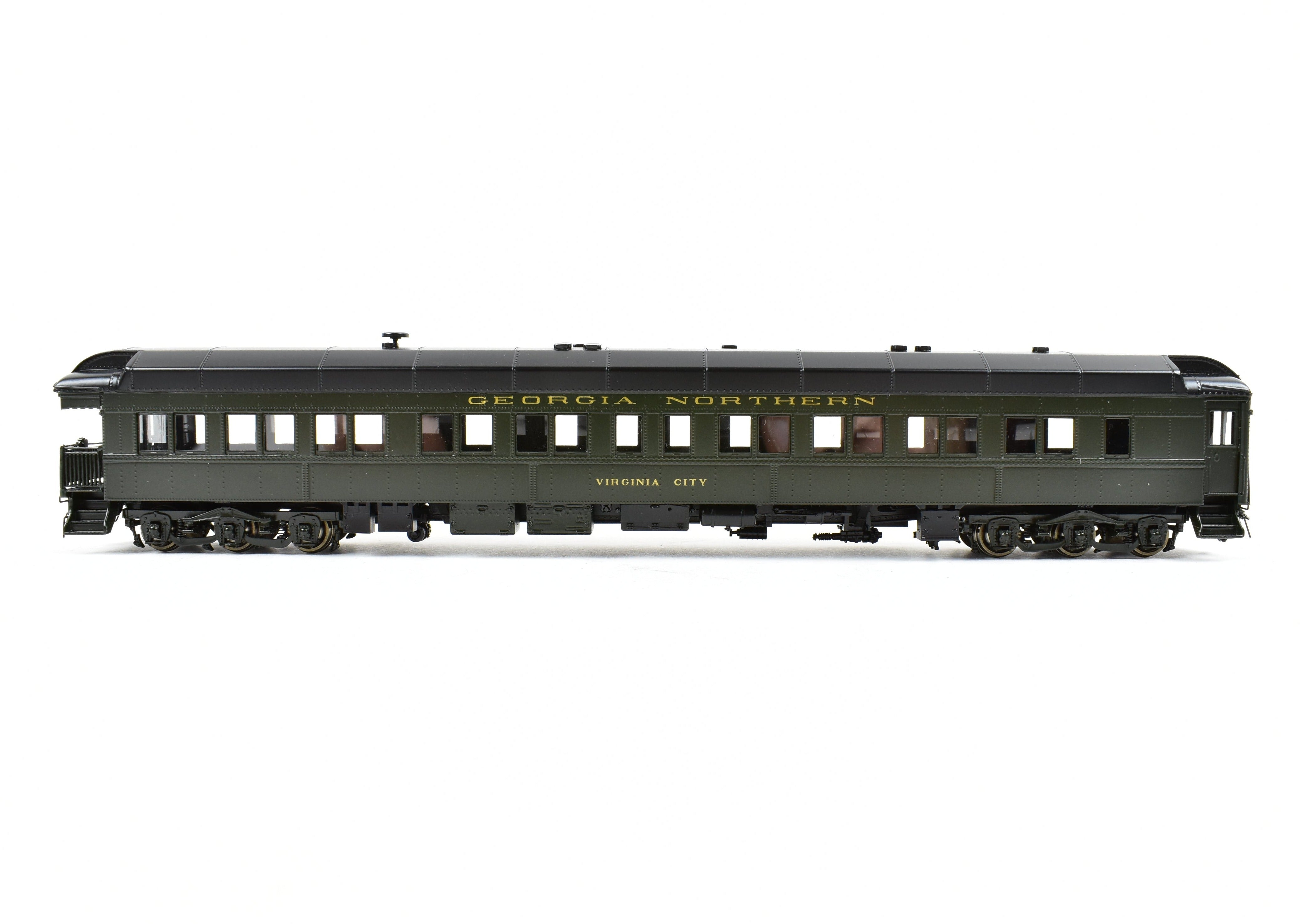 HO Brass Precision Scale Co. Pullman Virginia City Observation Car by Lucius Beebe