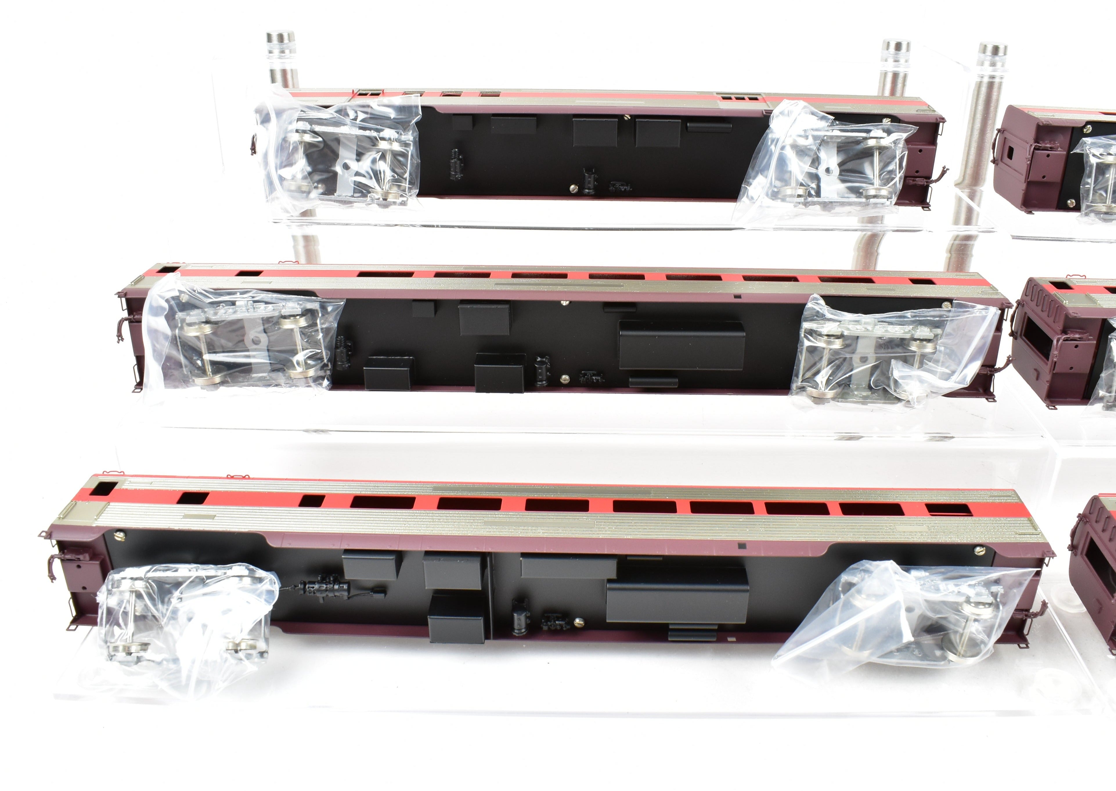 HO Scale Brass Hallmark Models Specialized SLSF - Frisco and MKT - Missouri Kansas Texas Katy Texas Special 6-Car Set with FP Locomotive Model