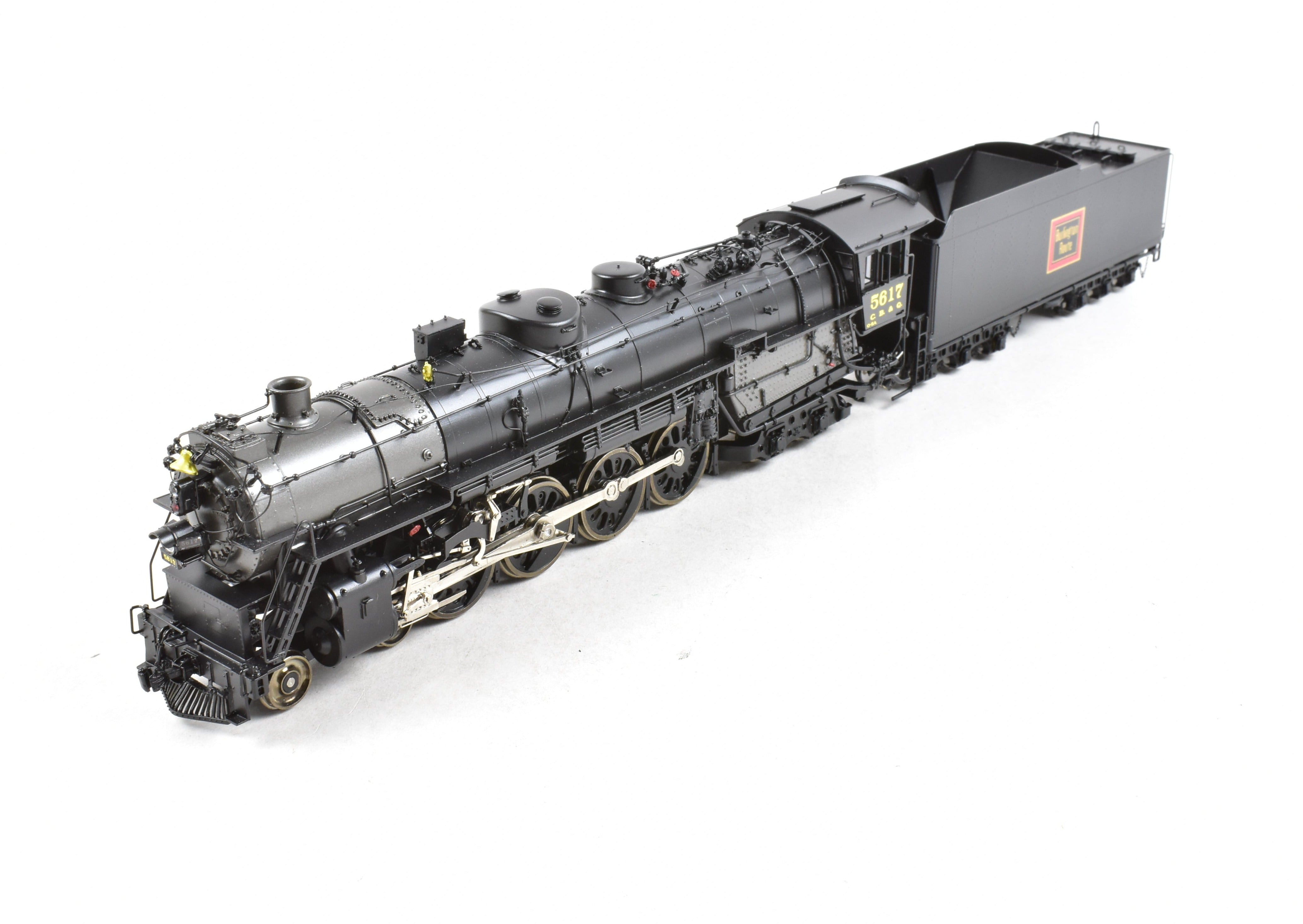HO Scale Brass Oriental Limited CB&Q Burlington Route O - 5a 4 - 8 - 4 Factory - Painted Locomotive #5617