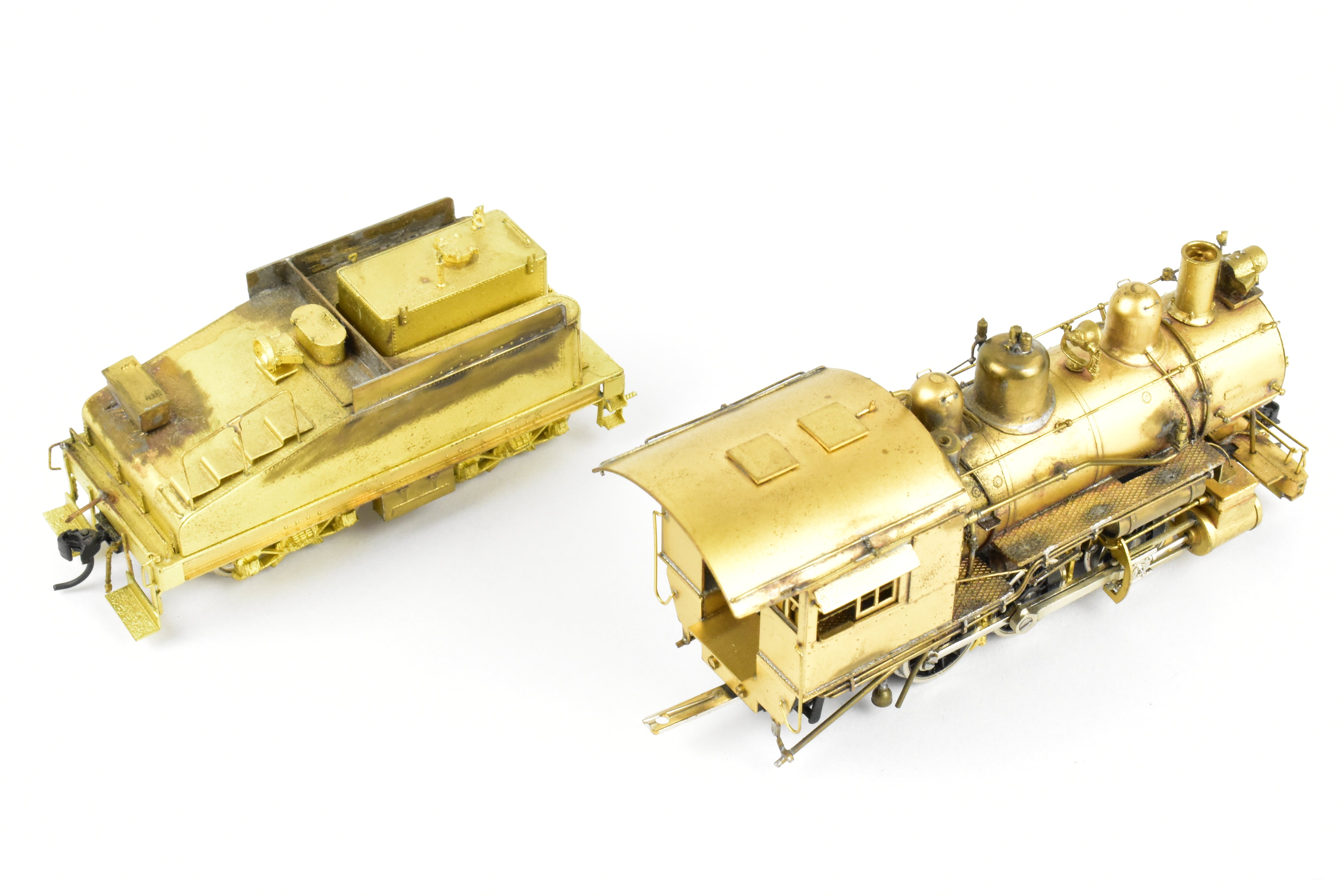 Custom HO Scale Brass Missouri Pacific 0-6-0 No. 9520 Locomotive Model Scratch Built by Joe G. Collias - One of a Kind!
