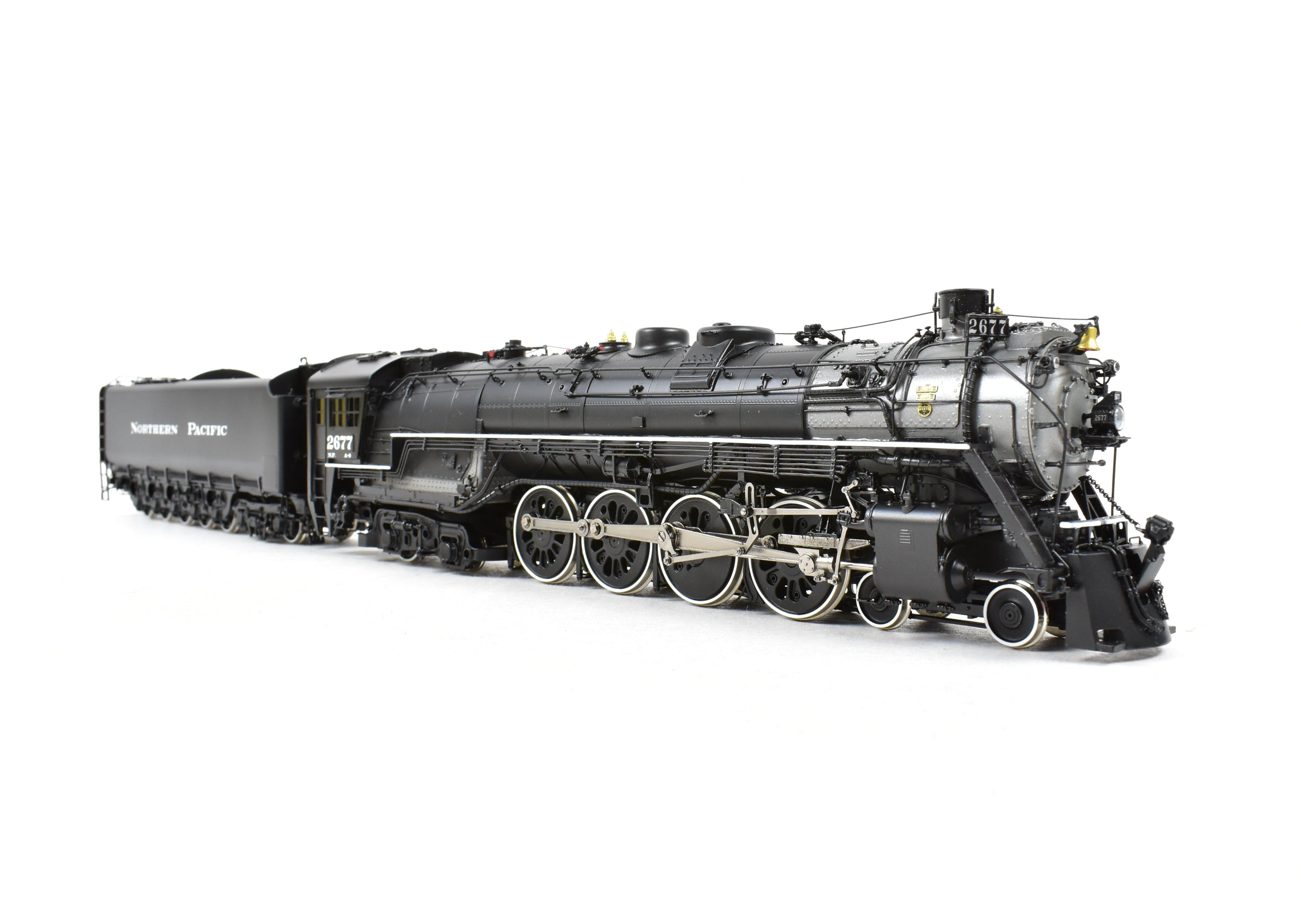 HO Scale Brass Model Train - Precision Scale Co. (PSC) Northern Pacific A-4 4-8-4 Northern FP Locomotive No. 2677
