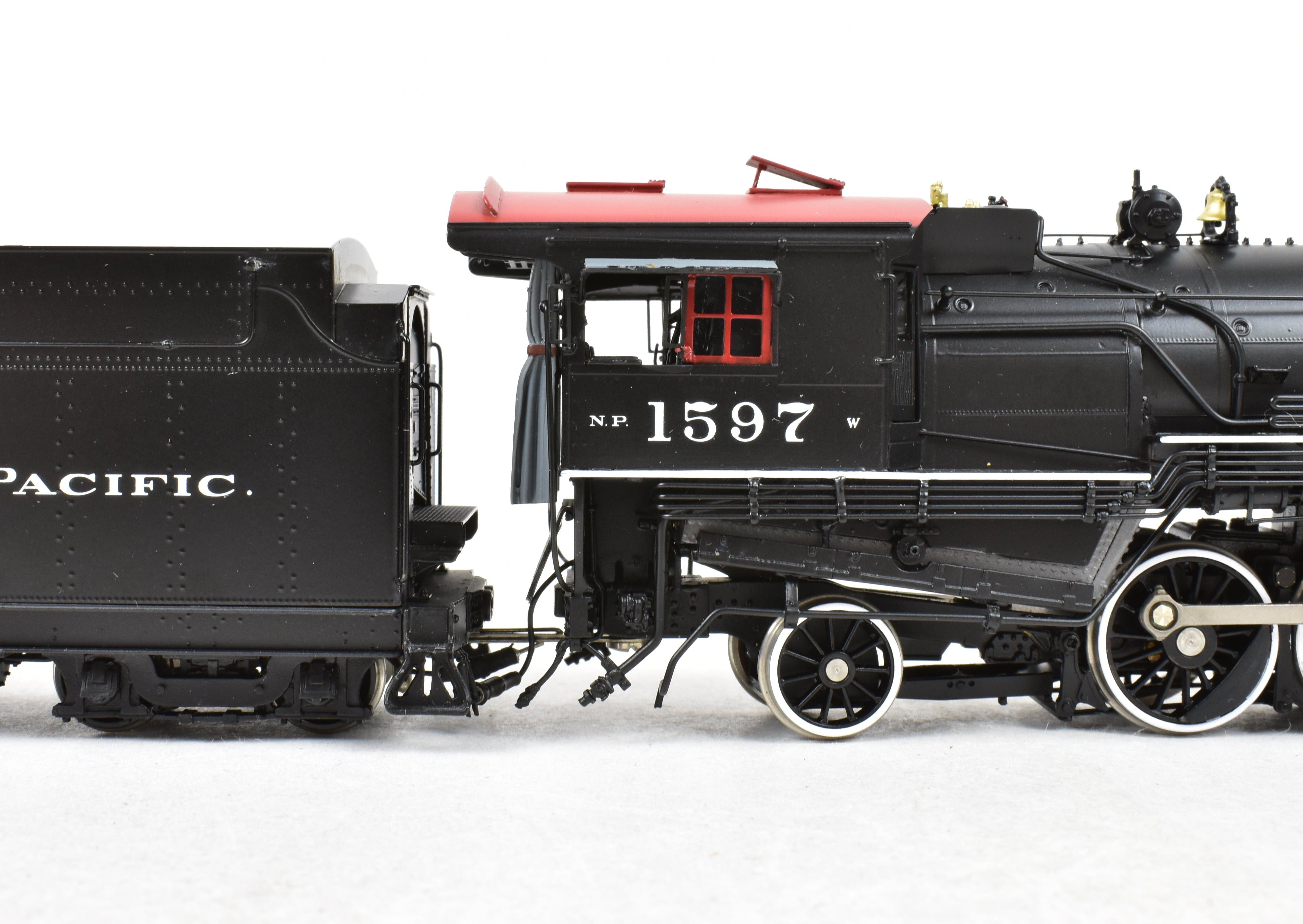 HO Scale Brass W&R Enterprises NP Northern Pacific Class W 2-8-2 Ver 1A Factory Painted #1597