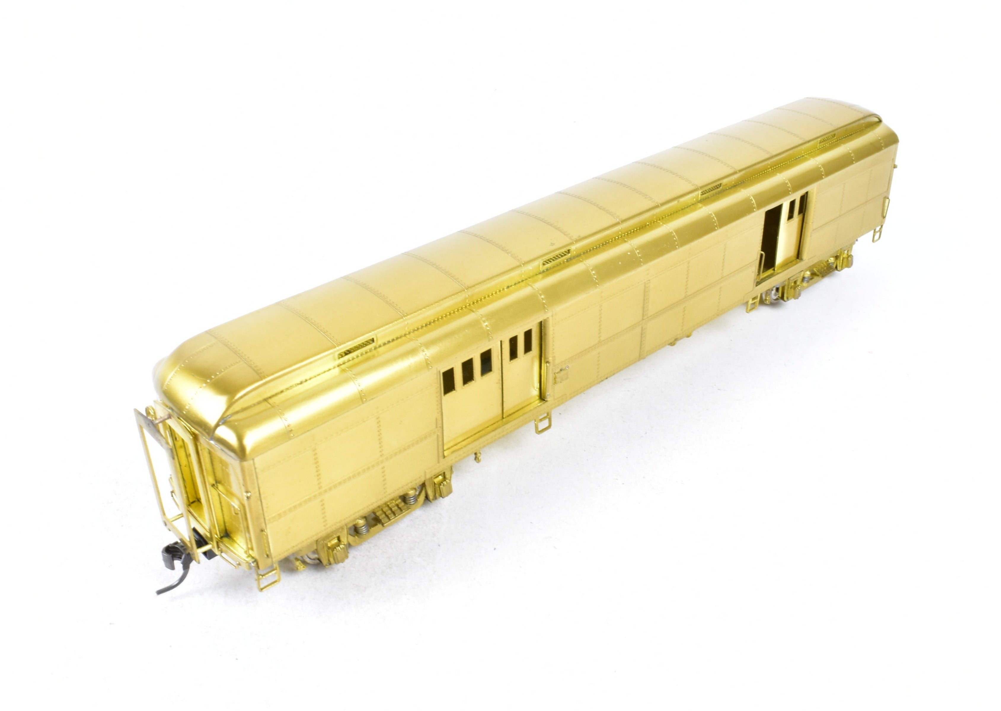 HO Scale Brass Precision 60-Foot Double Door Baggage Car by NYC