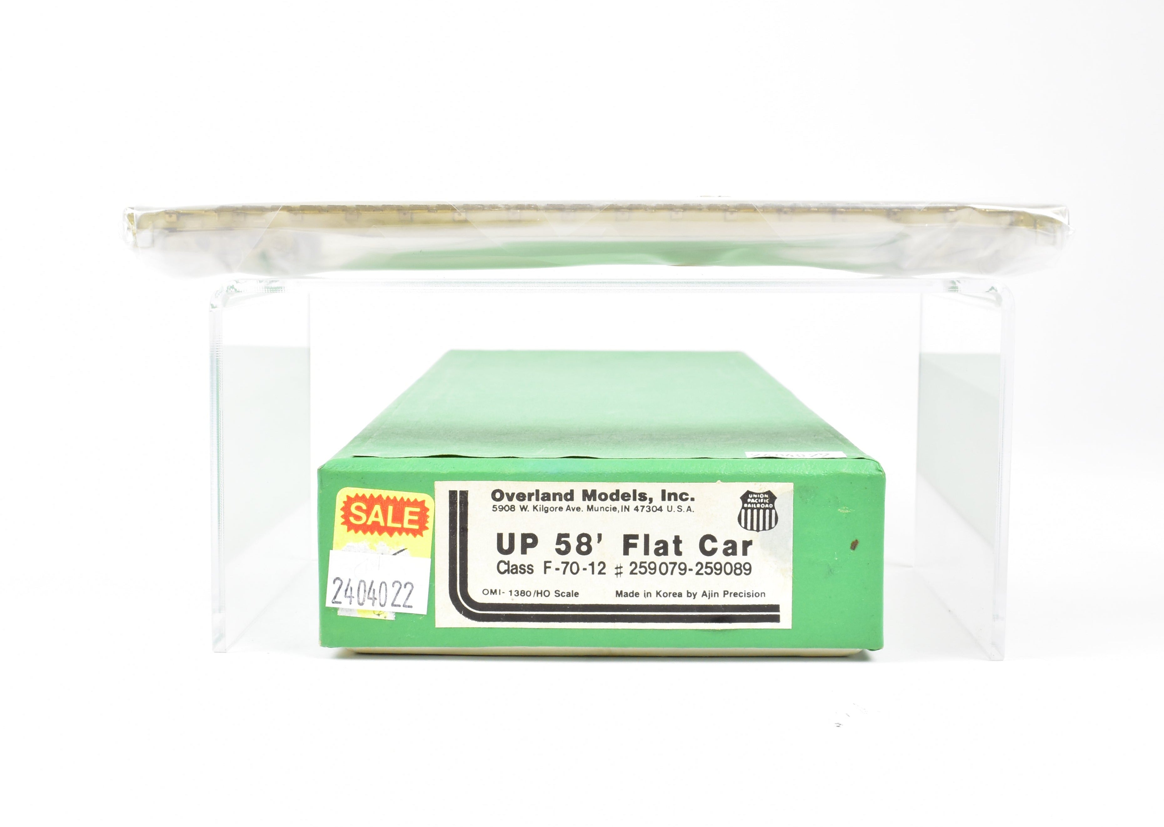 HO Brass OMI - Overland Models, Inc. Brand New Union Pacific 58' F-70-12 Flat Car